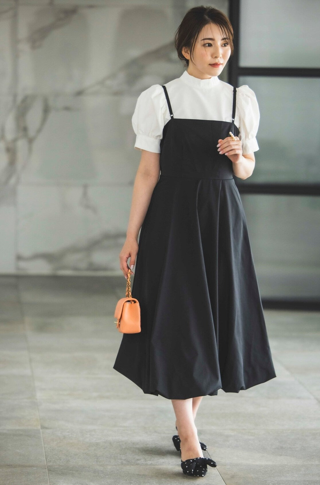 ビッグリボン付きプンソンスカート