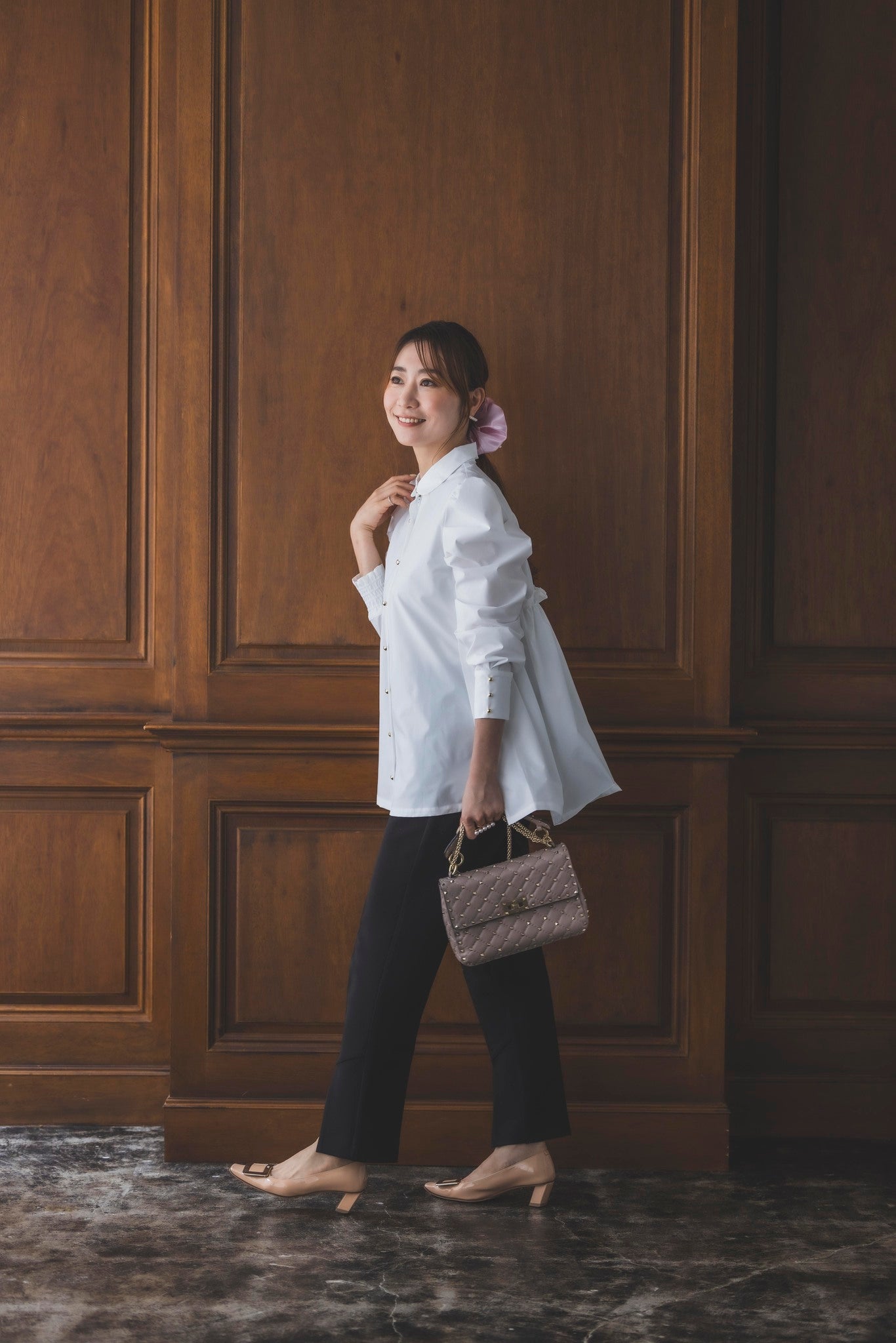 ビンナヌンシャツ(ホワイト)