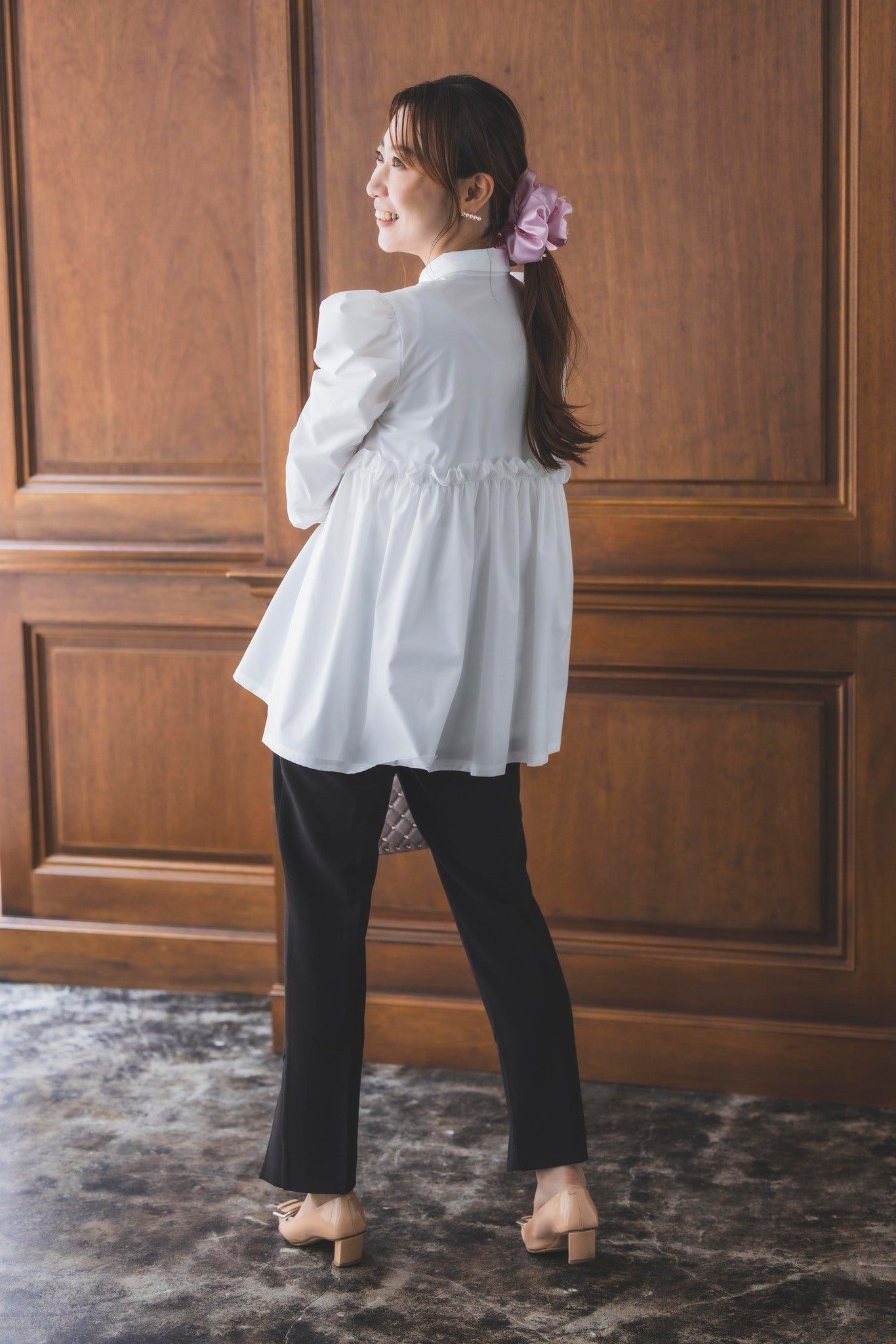 ビンナヌンシャツ(ホワイト)