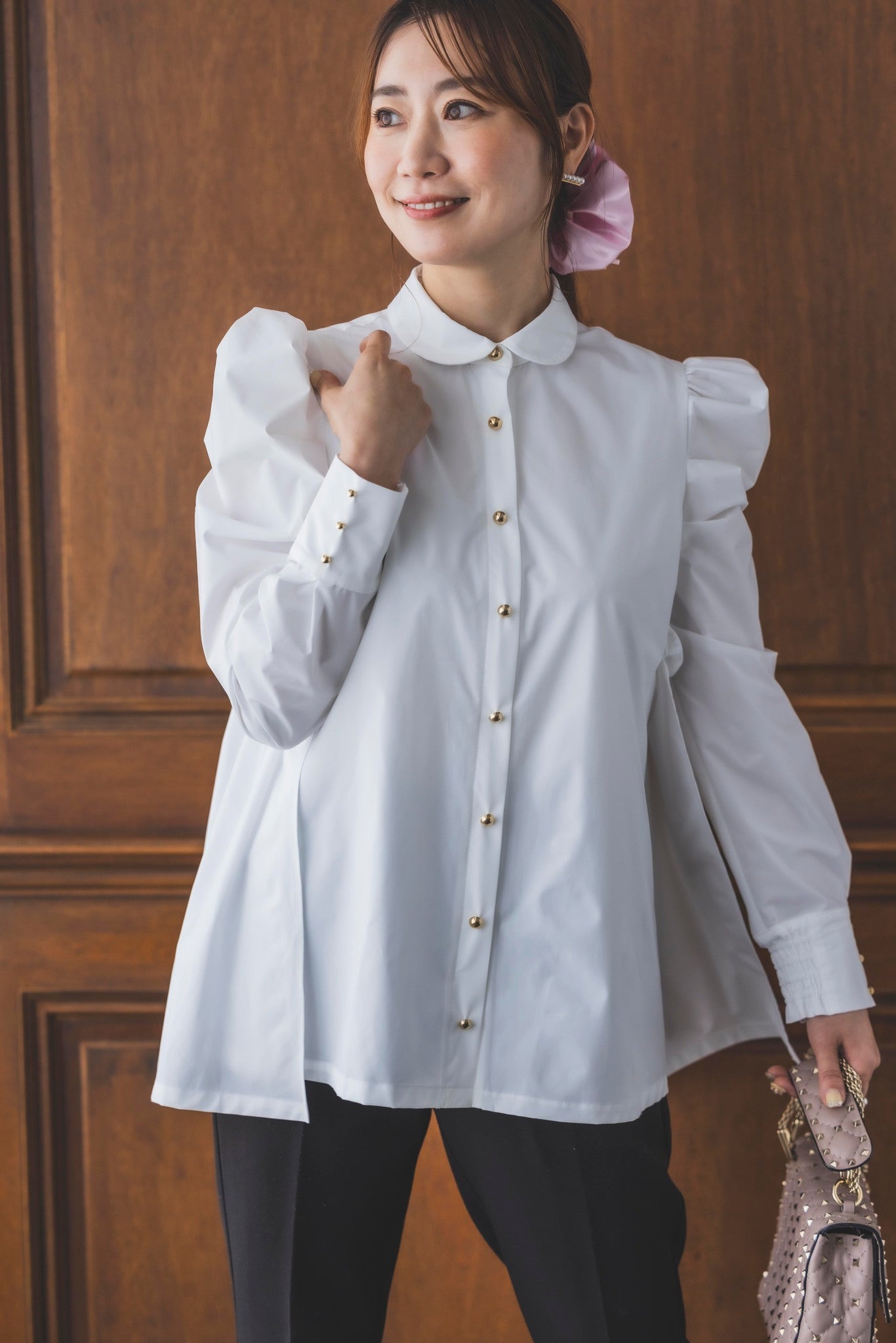 ビンナヌンシャツ(ホワイト)