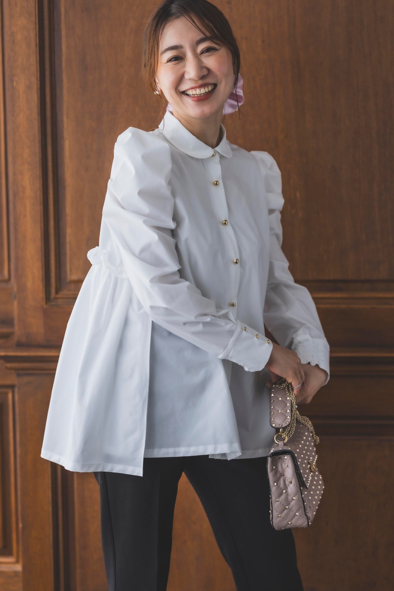 ビンナヌンシャツ(ホワイト)