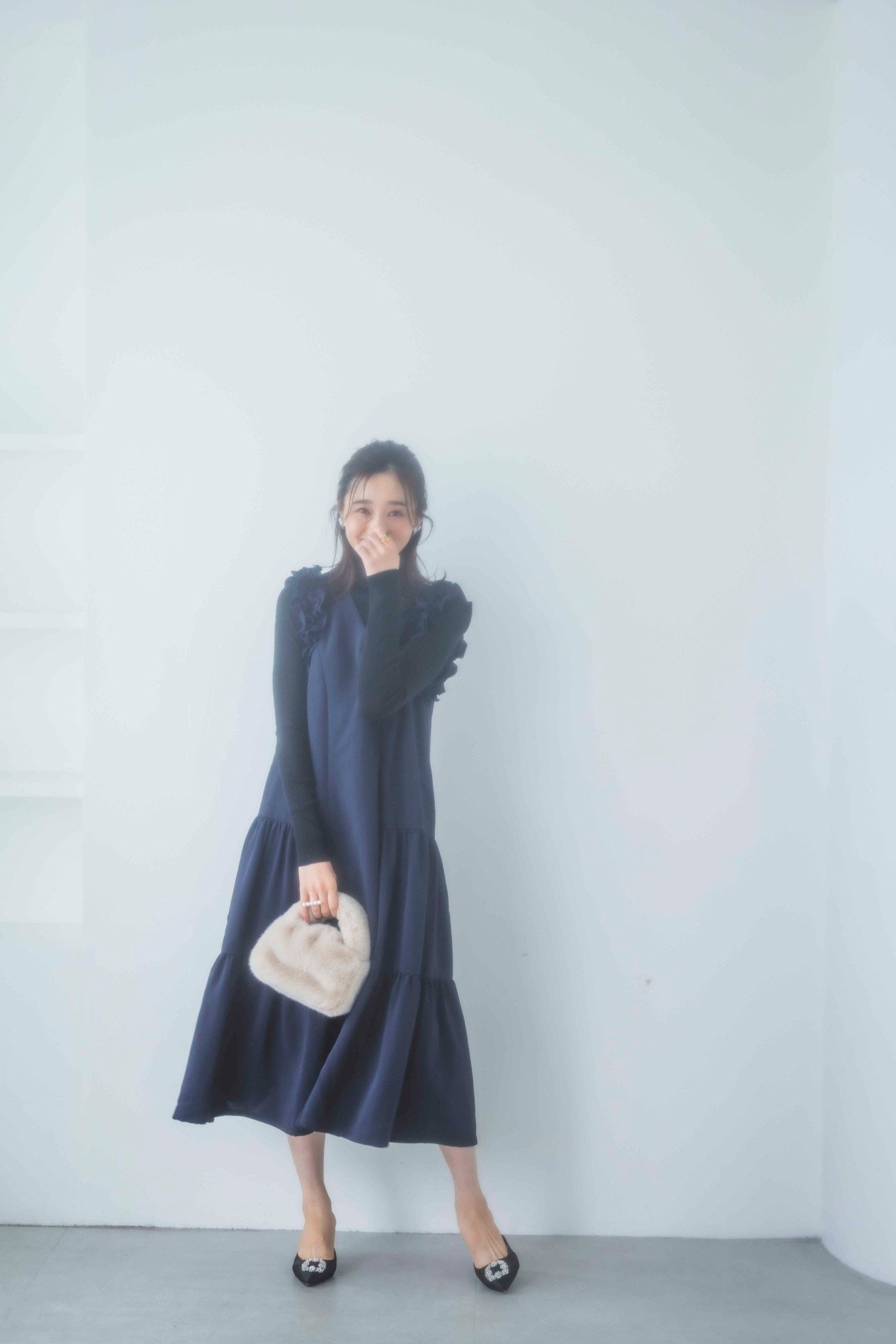 par-lang ドレス(ネイビー)