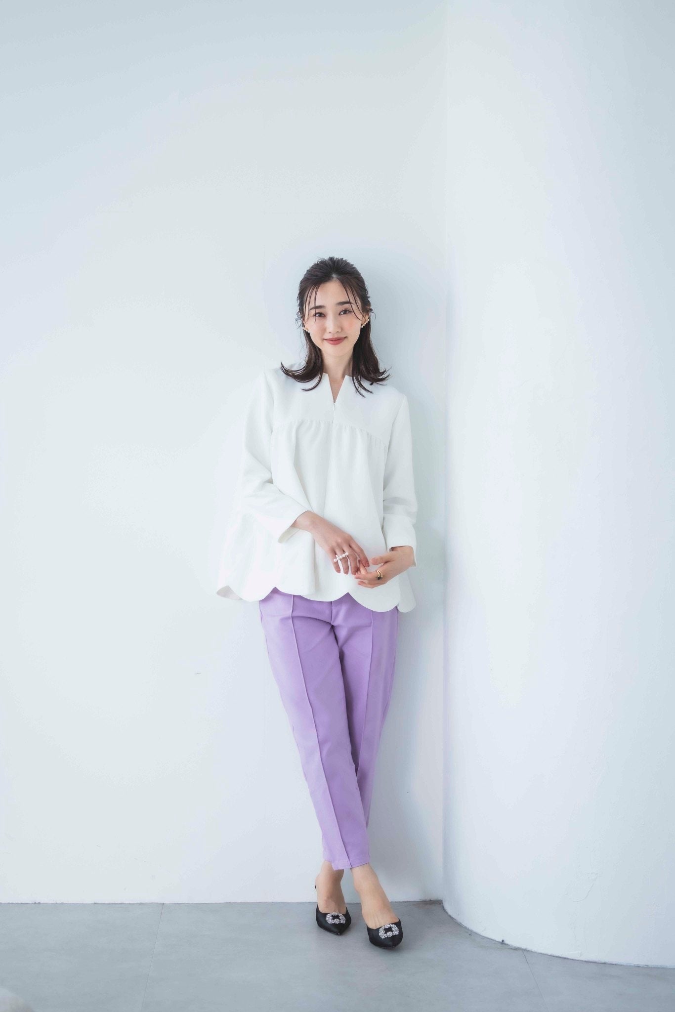 美人トップス(ホワイト)