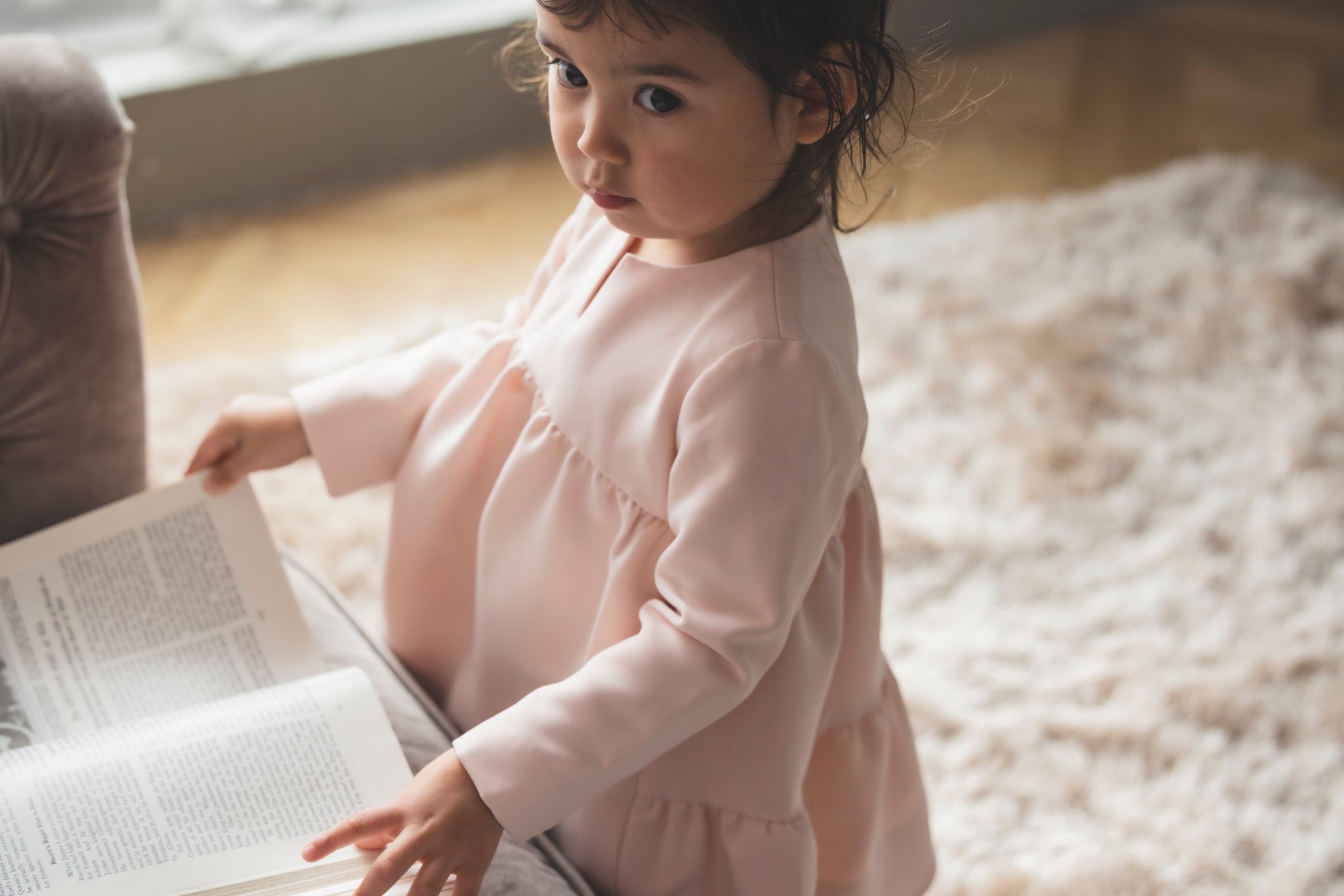 美人トップス for kids(マシュマロピンク)