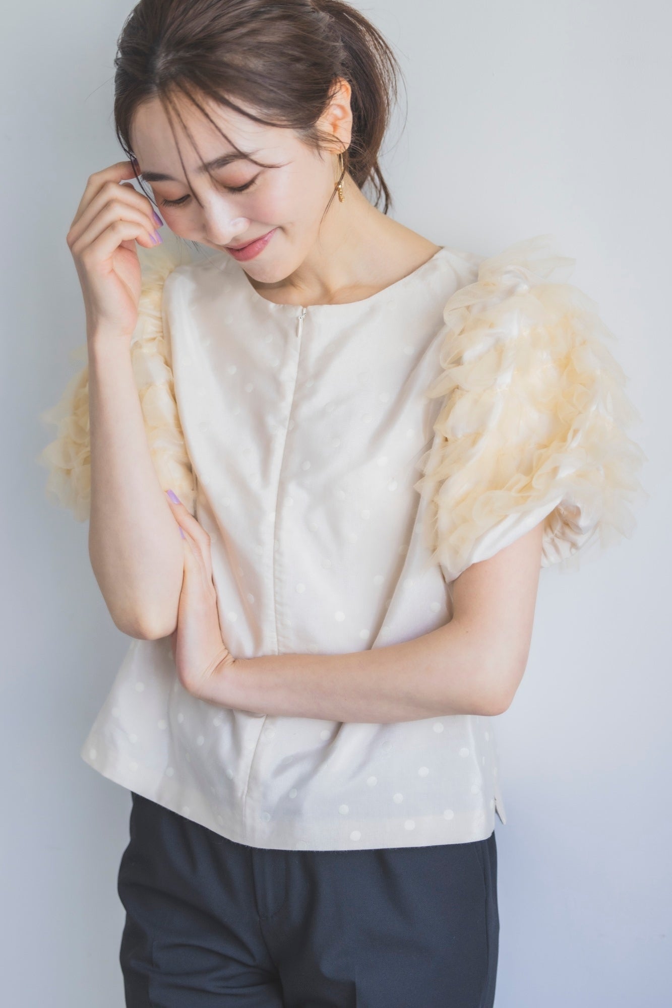 misoトップス(ホワイト)