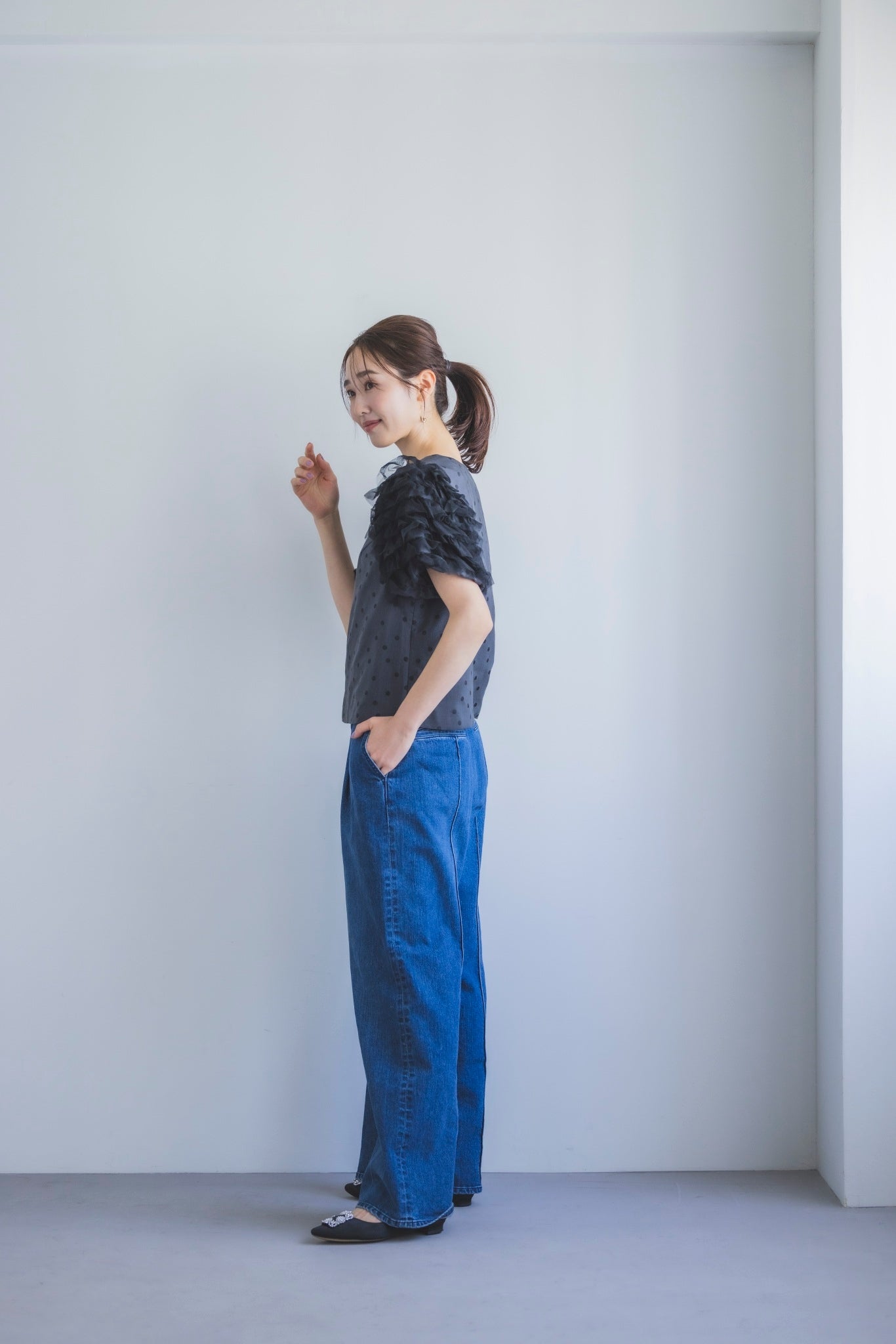 misoトップス(ブラック)