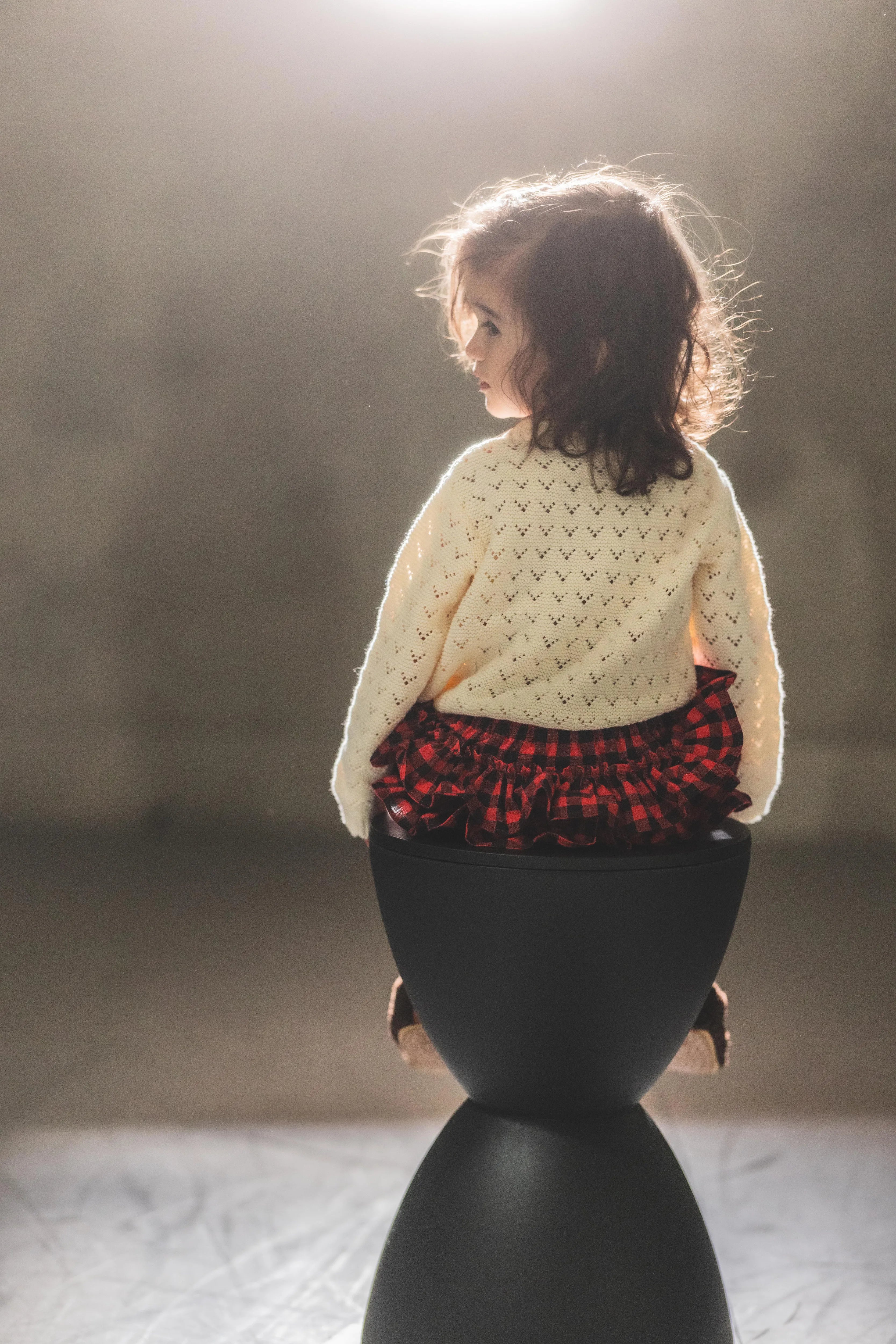 POPPO(赤黒ギンガム フリル)