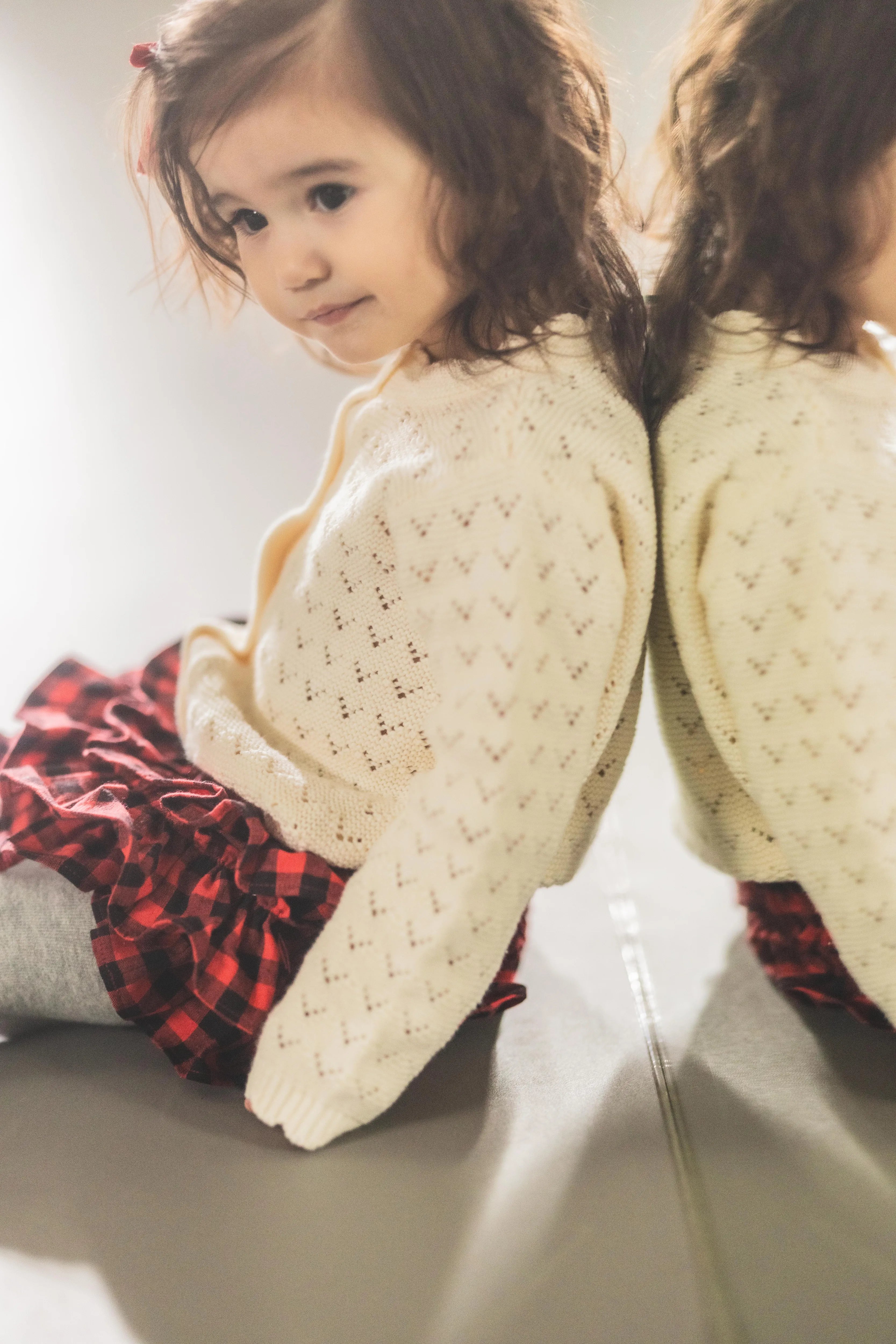 POPPO(赤黒ギンガム フリル)