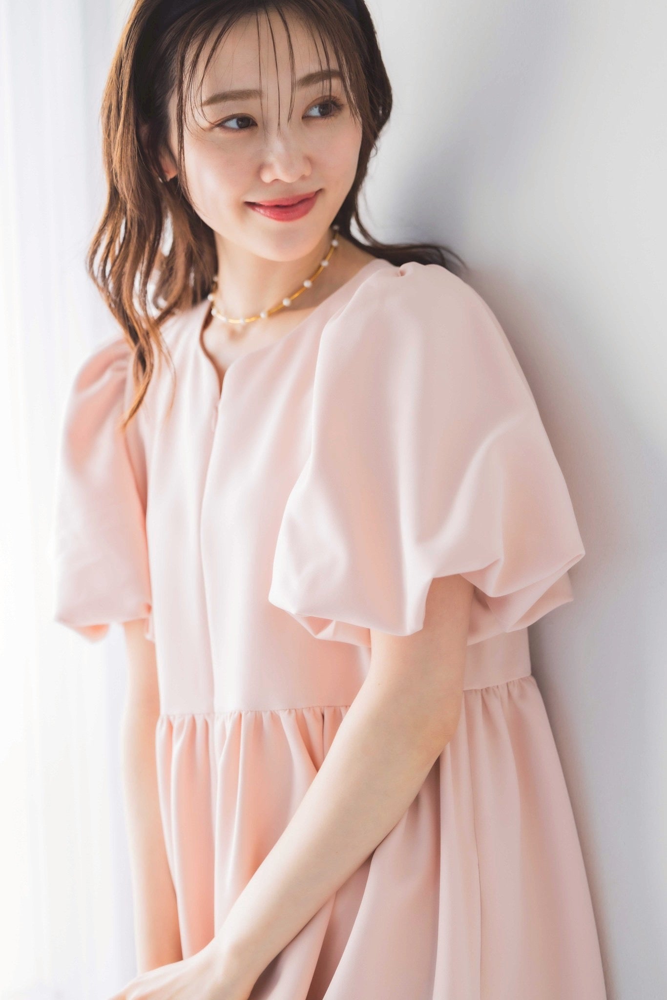 【受注販売】himeふわワンピース(ベビーピンク)