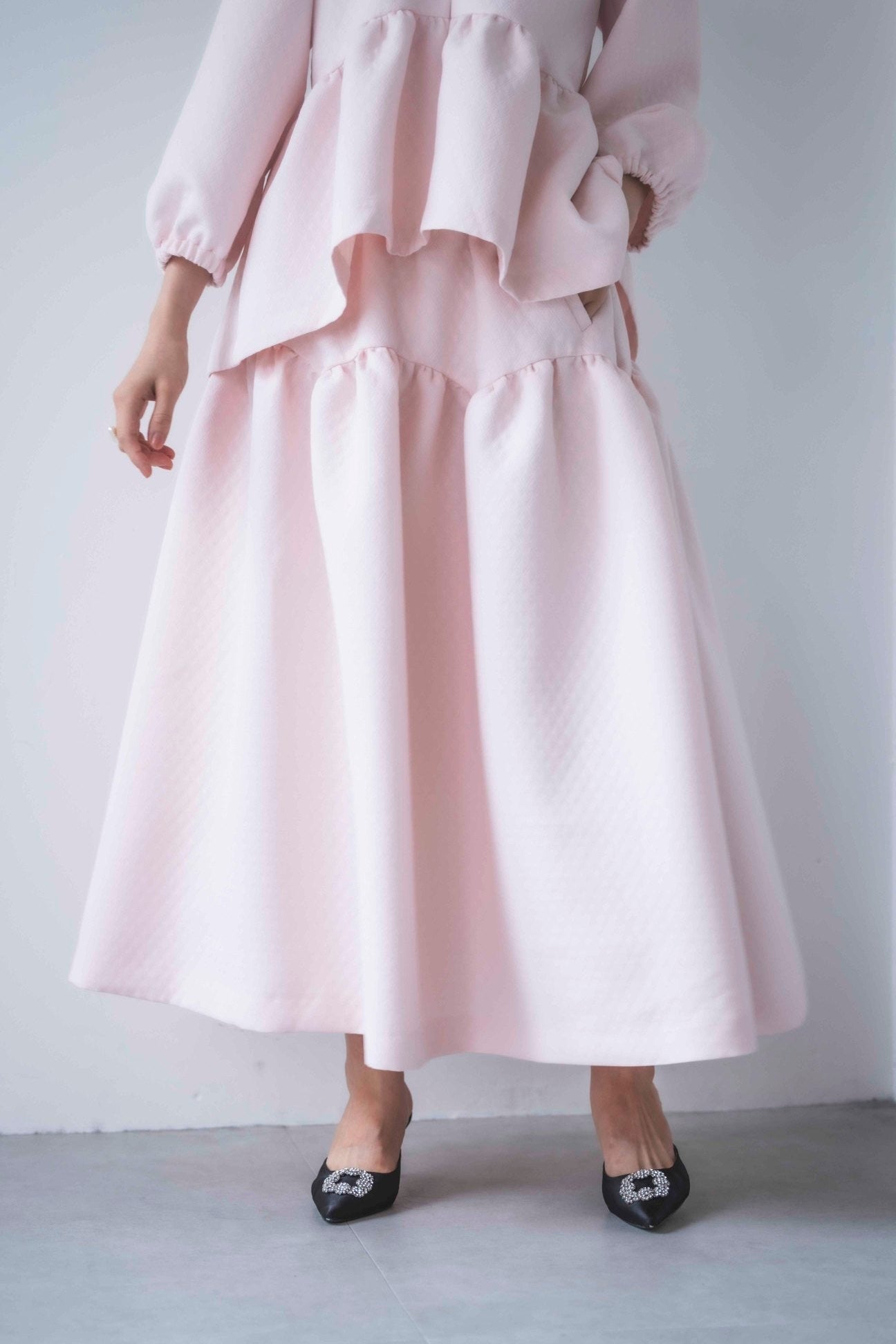 キルティングスカート(ピンク)
