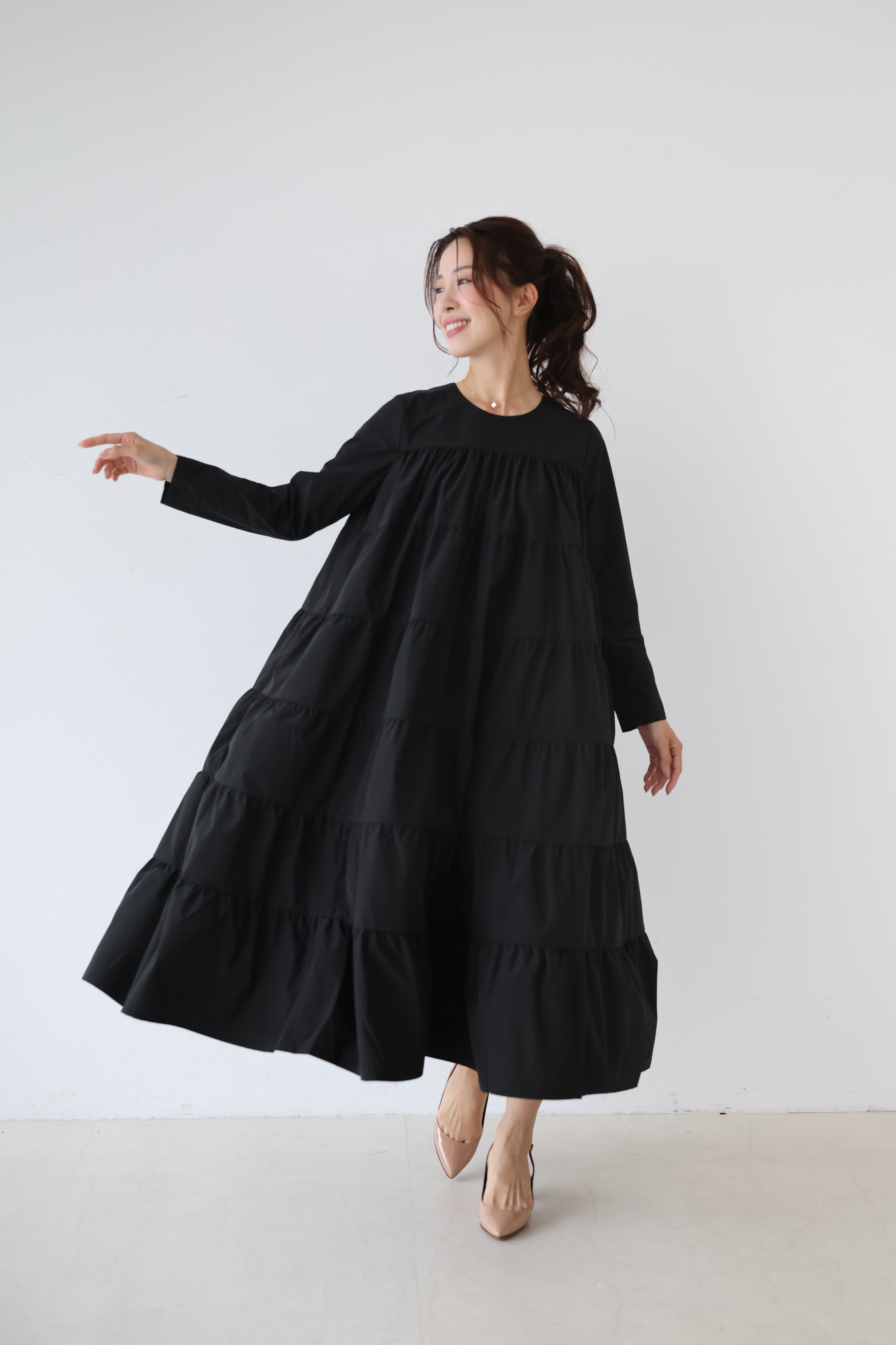 ブロッサムワンピース(ブラック)