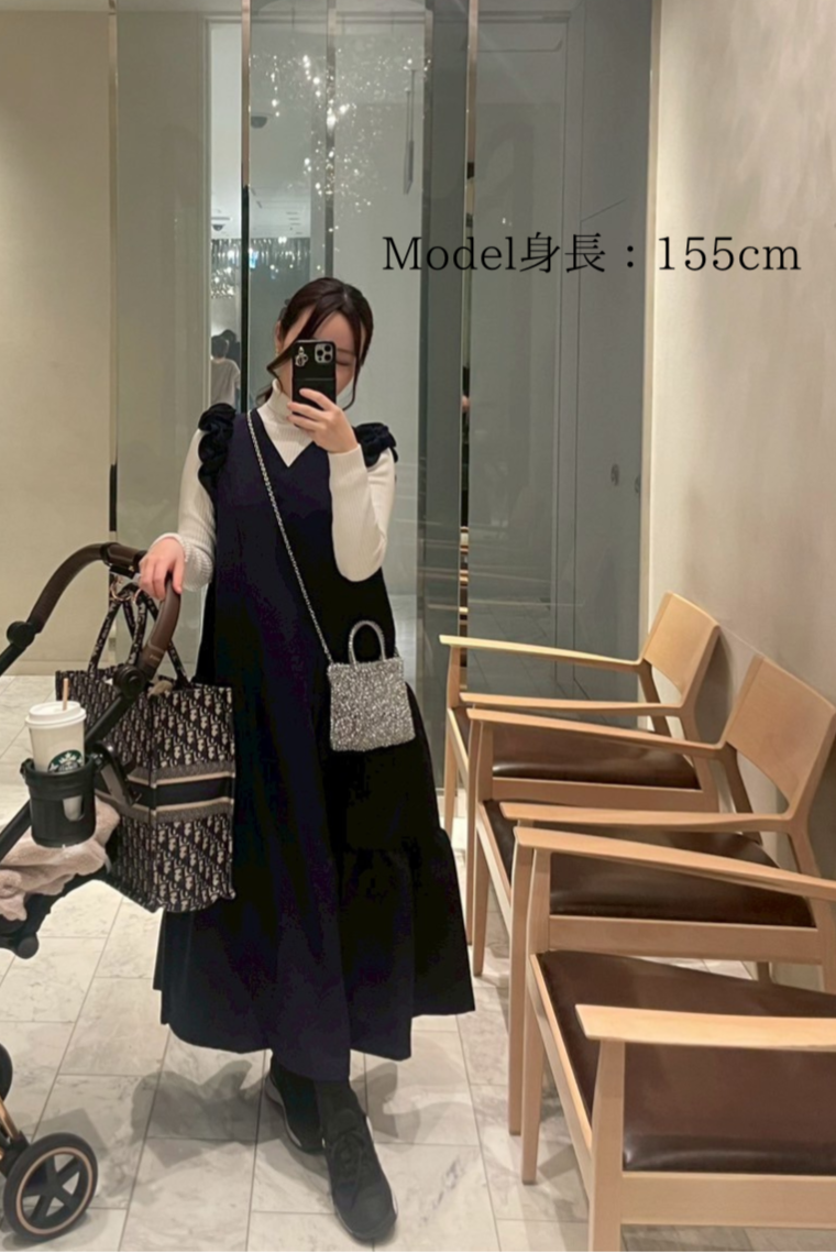 par-lang ドレス(ネイビー)