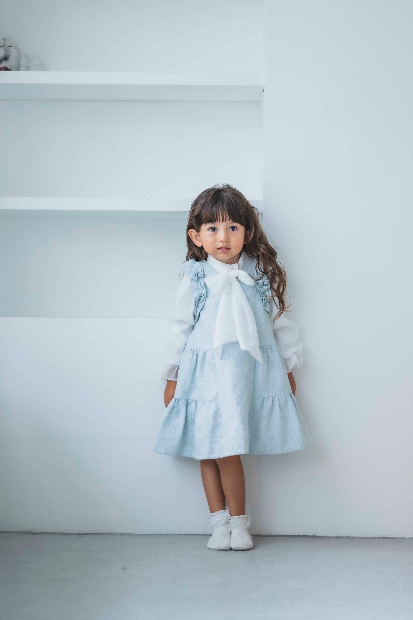 par-lang ドレス for kids(ツイード)