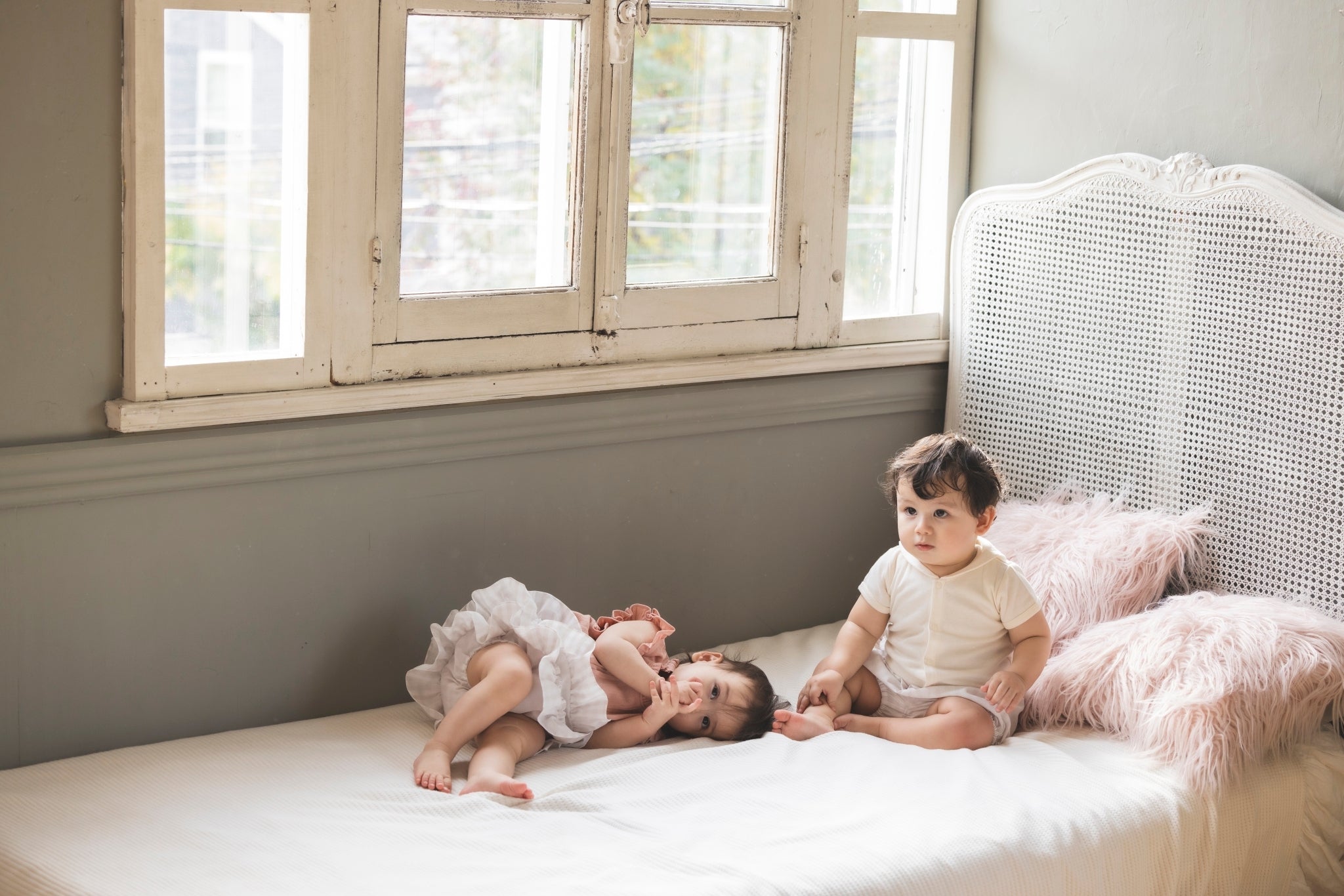 POPPO(ギンガムグレー フリル)