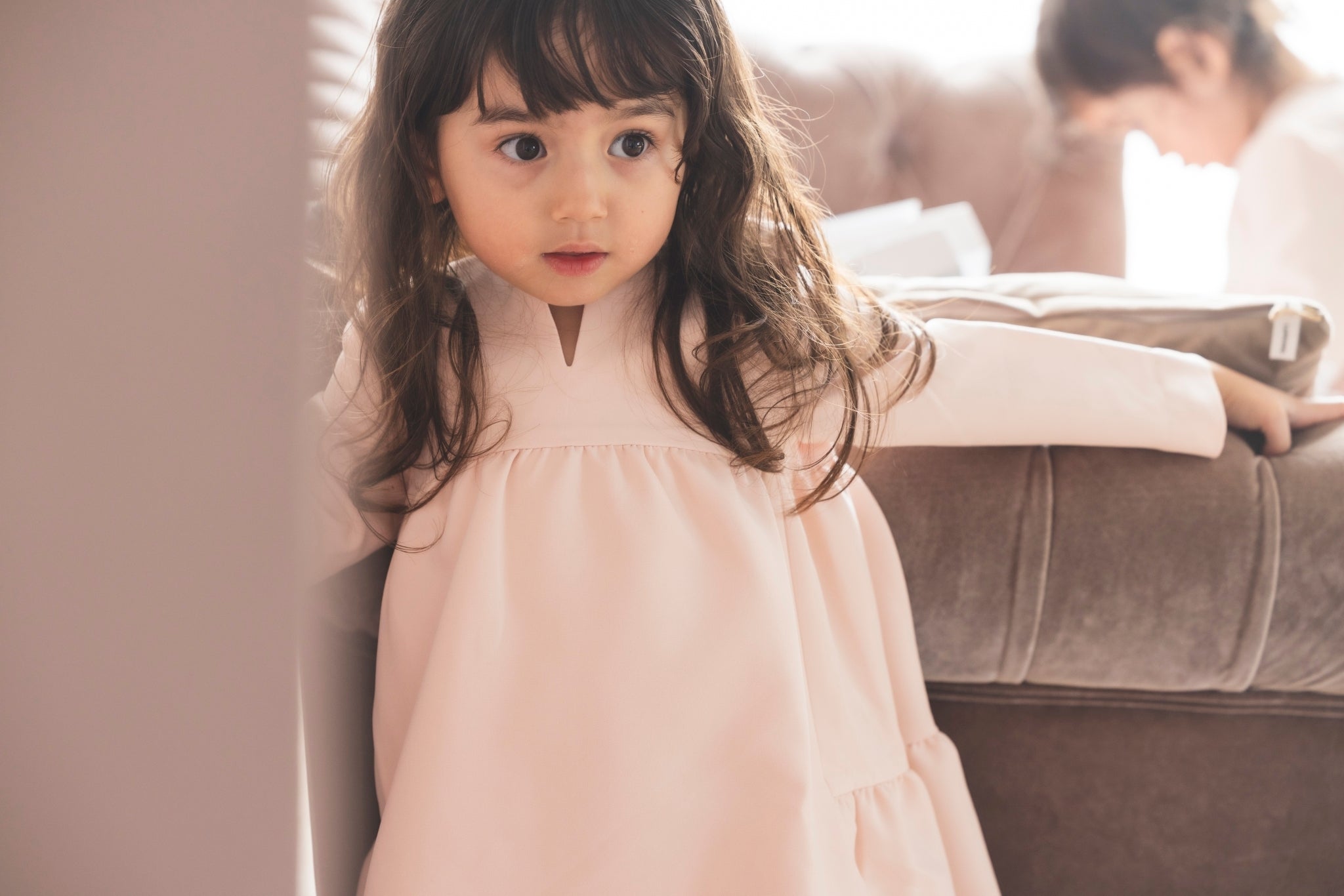 美人トップス for kids(マシュマロピンク)