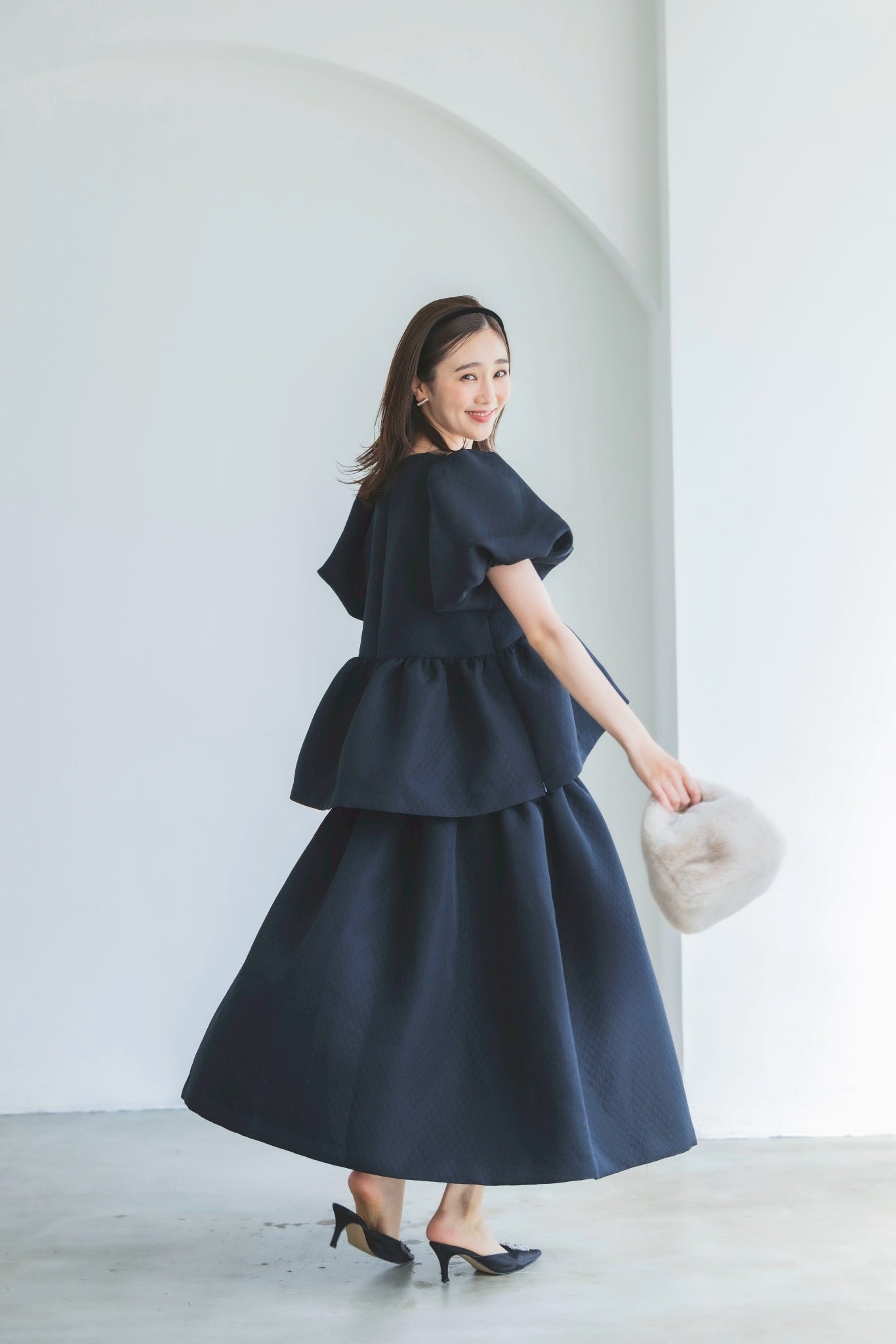 キルティングトップス(ブラック)