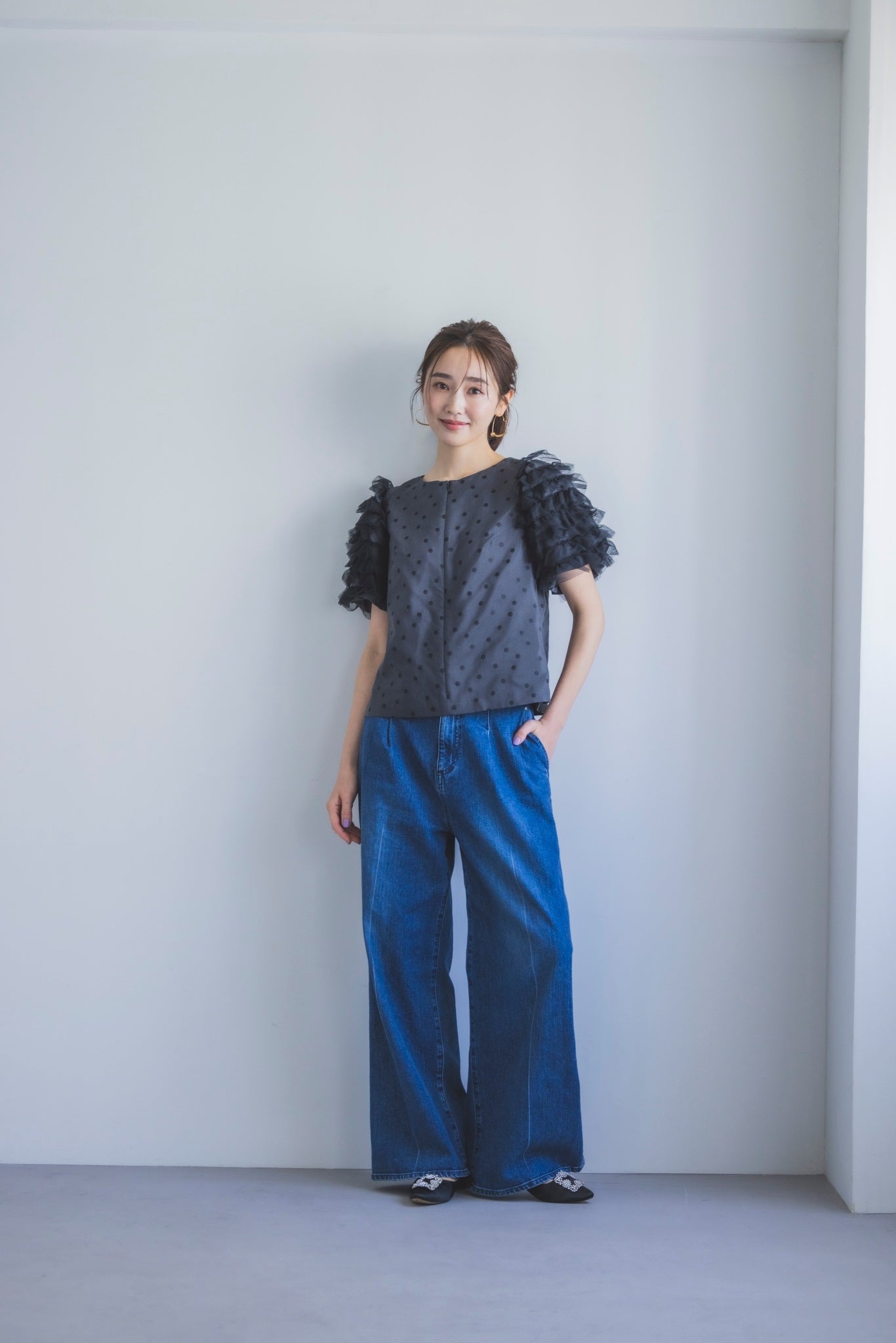 misoトップス(ブラック)