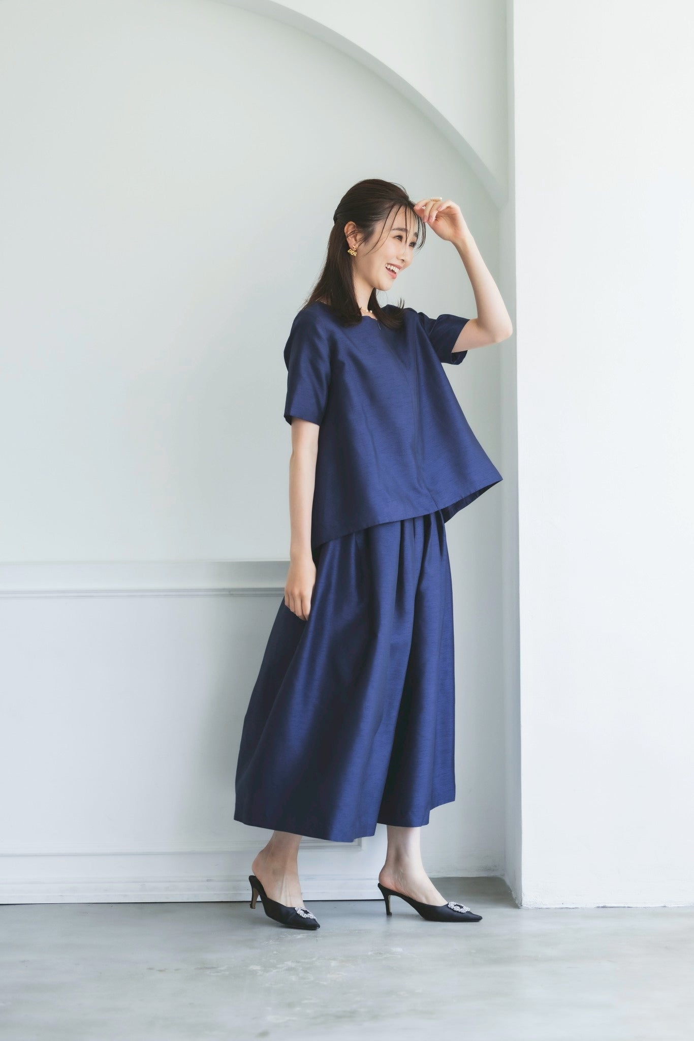 una セットアップ (ネイビー)