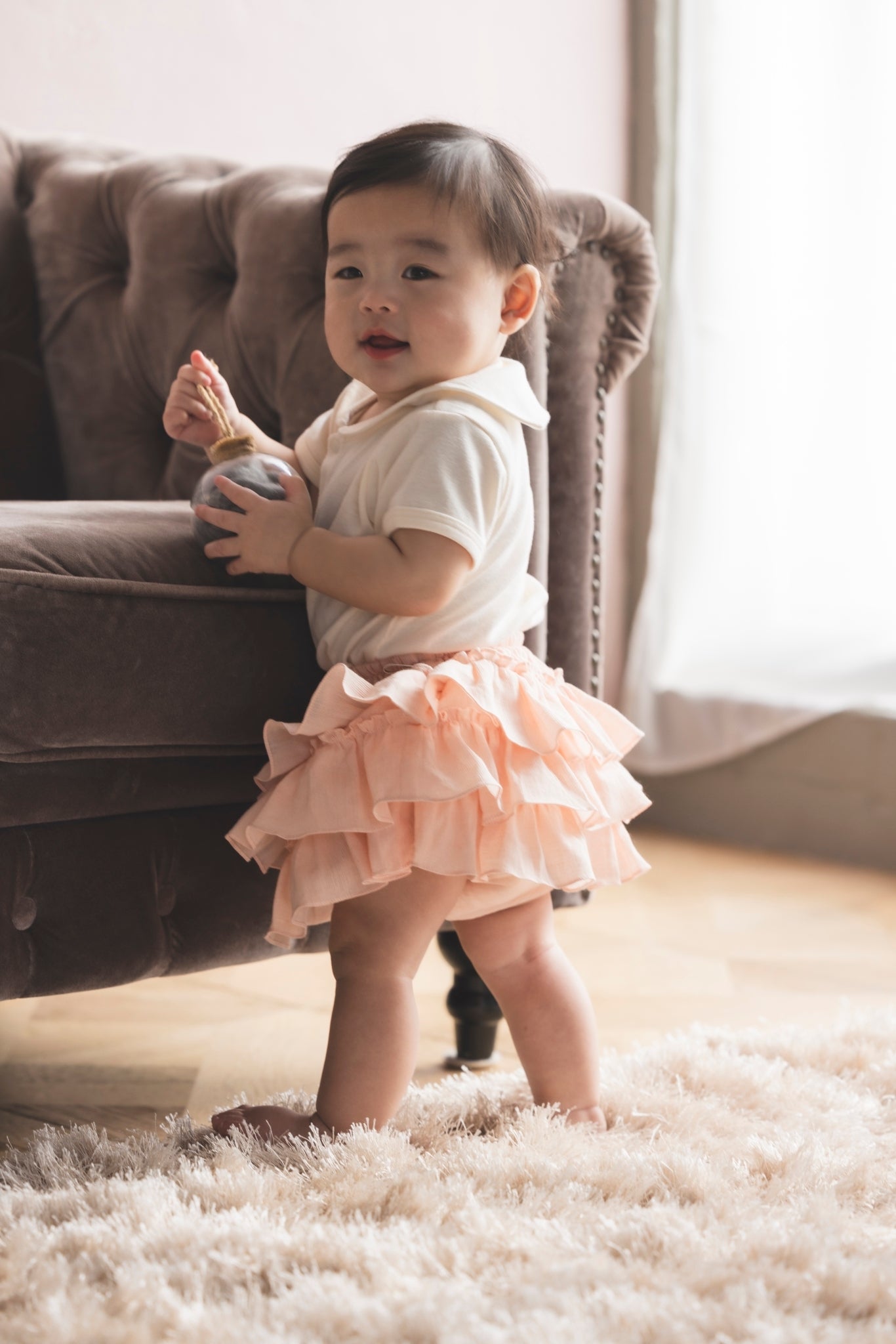 POPPO(リネンシャーベットカラー フリル)