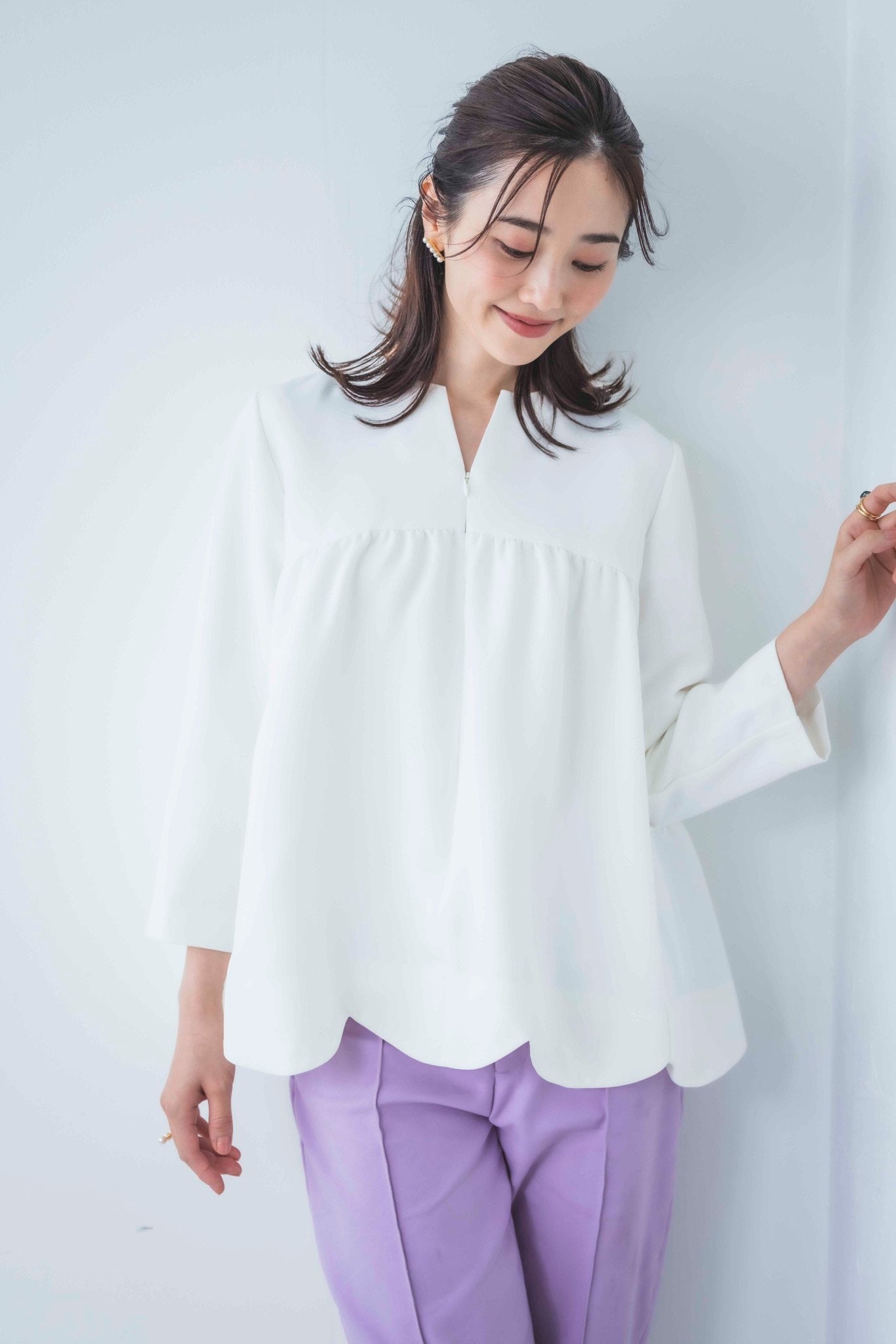 美人トップス(ホワイト)