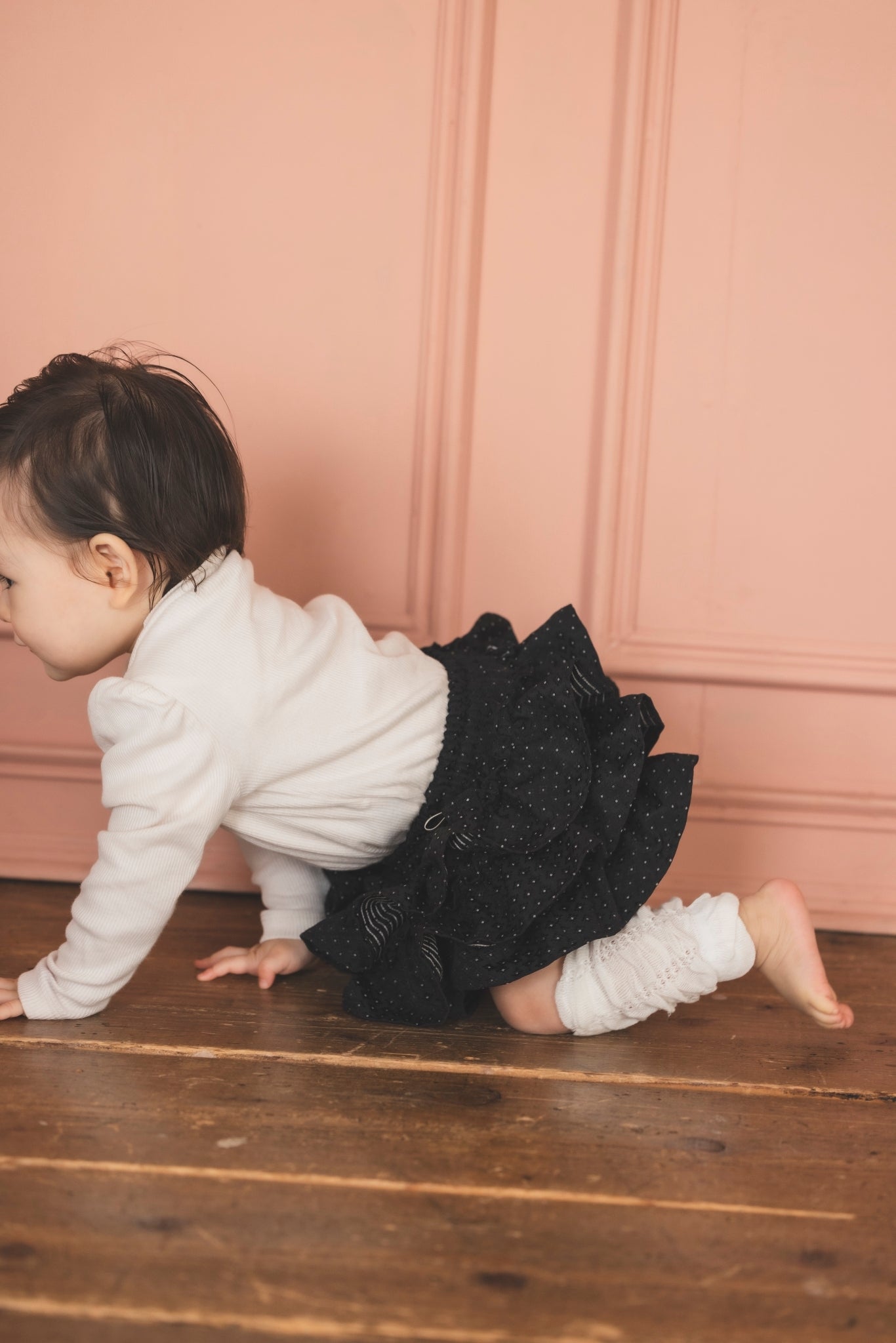 POPPO(ぽこぽこジャガード素材 フリル)