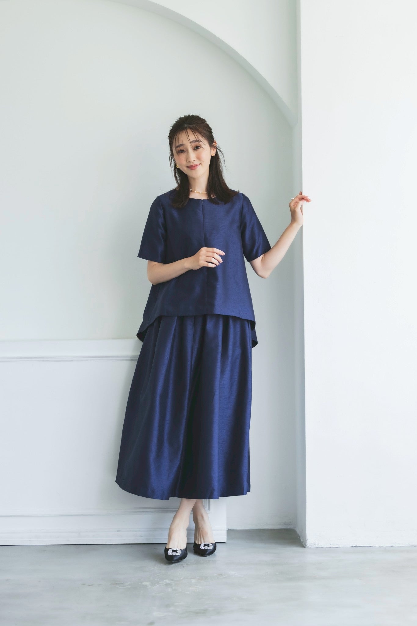 una セットアップ (ネイビー)