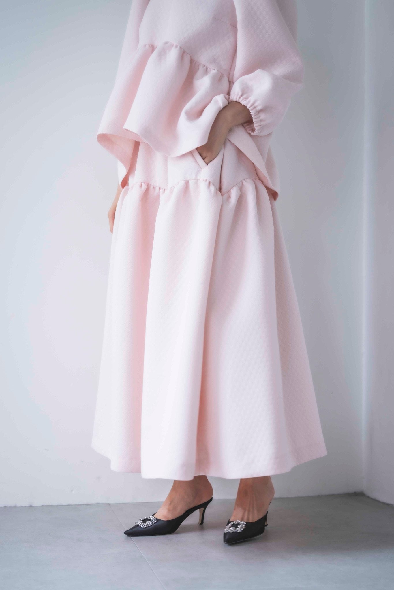 キルティングスカート(ピンク)