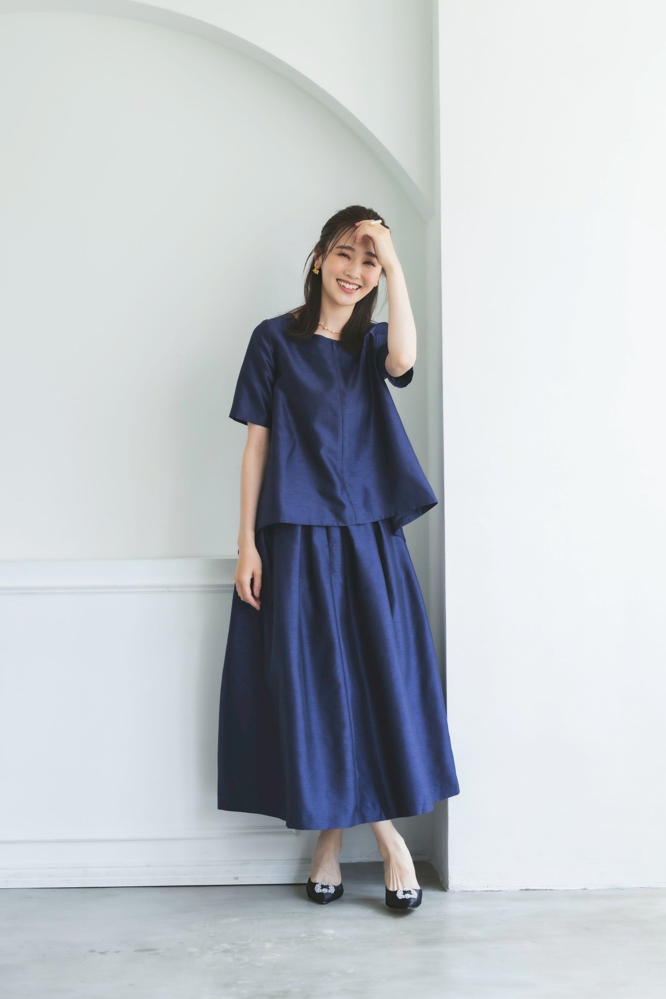 una セットアップ (ネイビー)