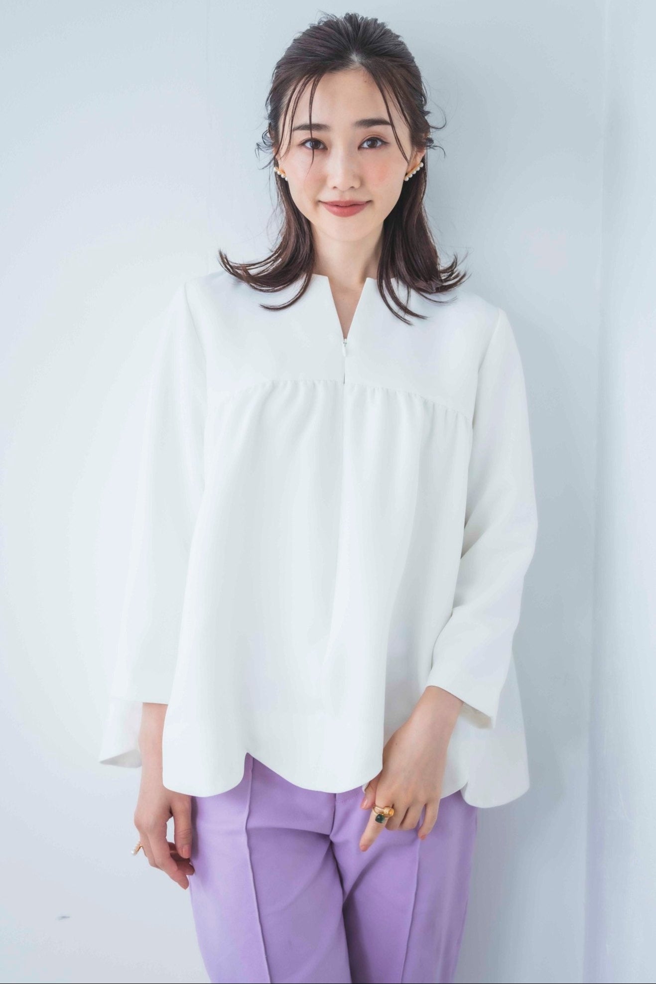 美人トップス(ホワイト)