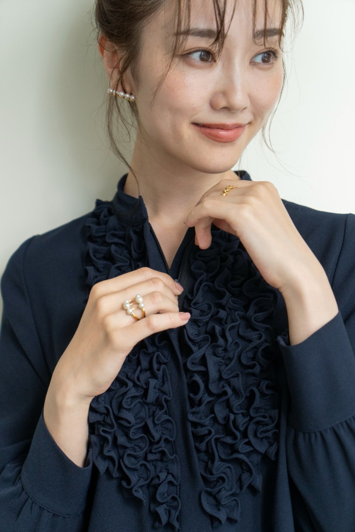 【受注販売】華やぎフリルドレス