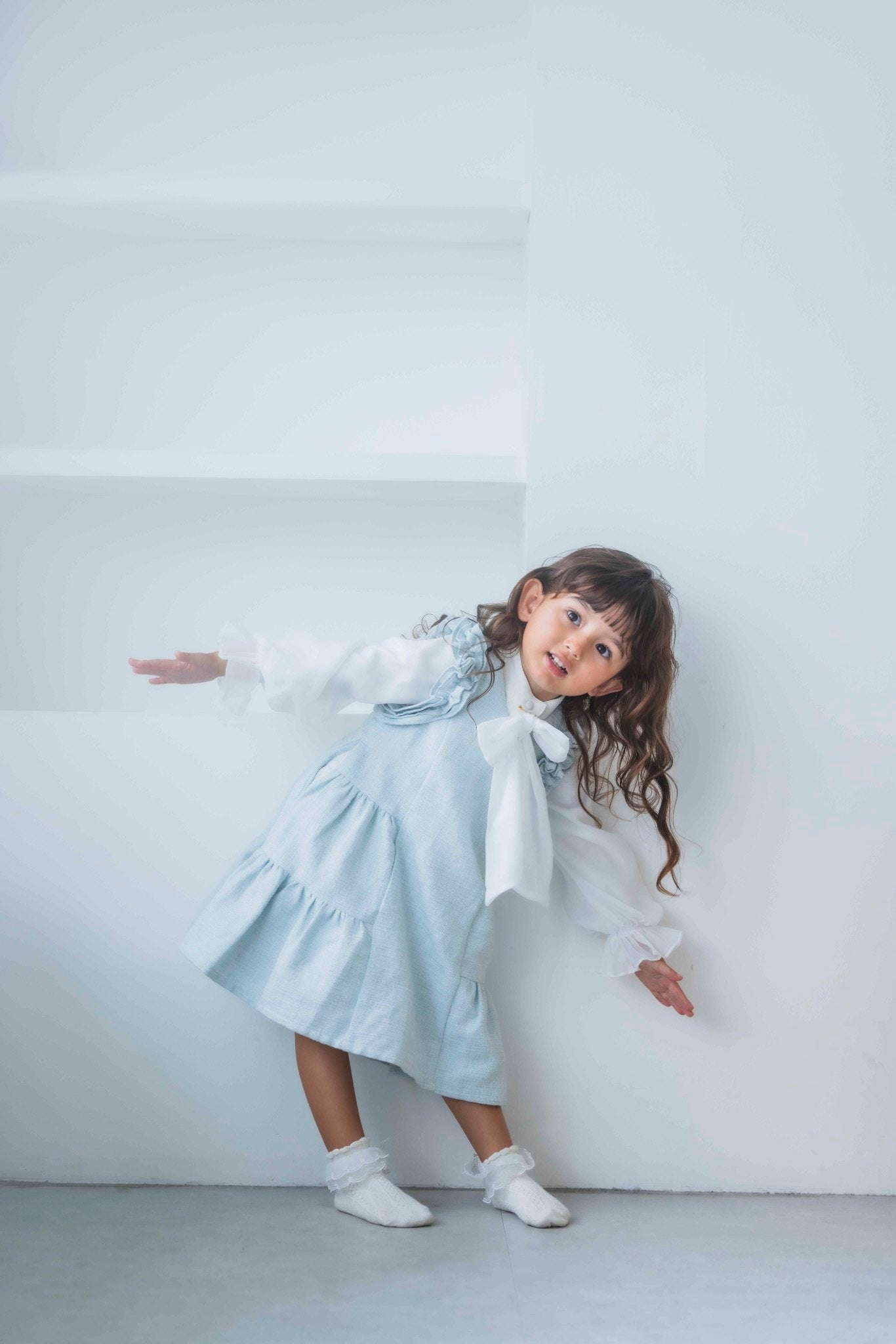 par-lang ドレス for kids(ツイード)