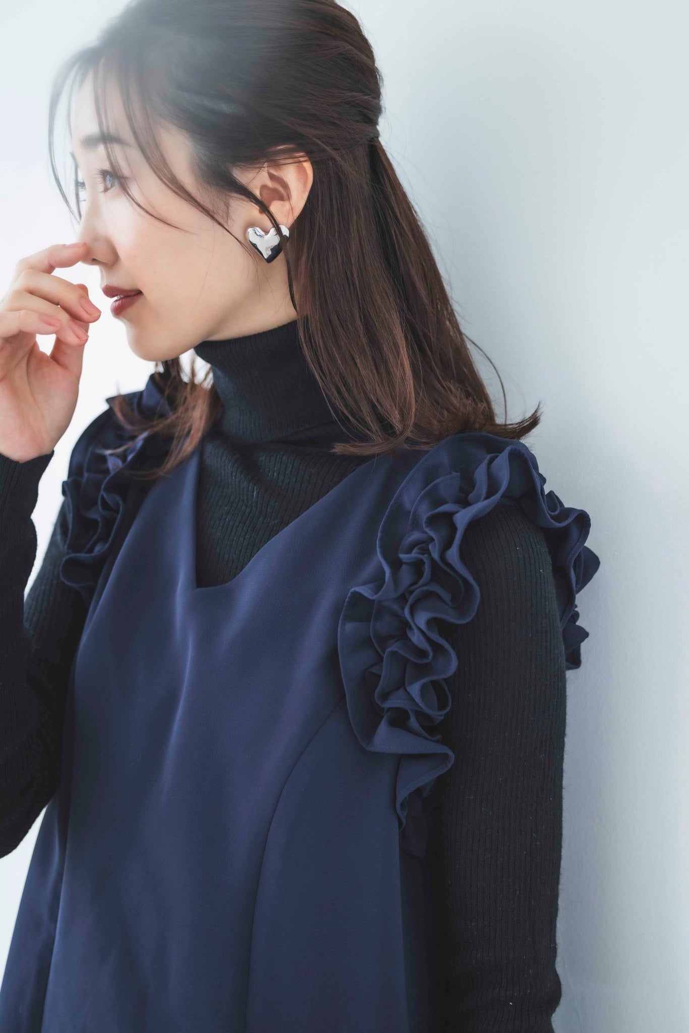 par-lang ドレス(ネイビー)