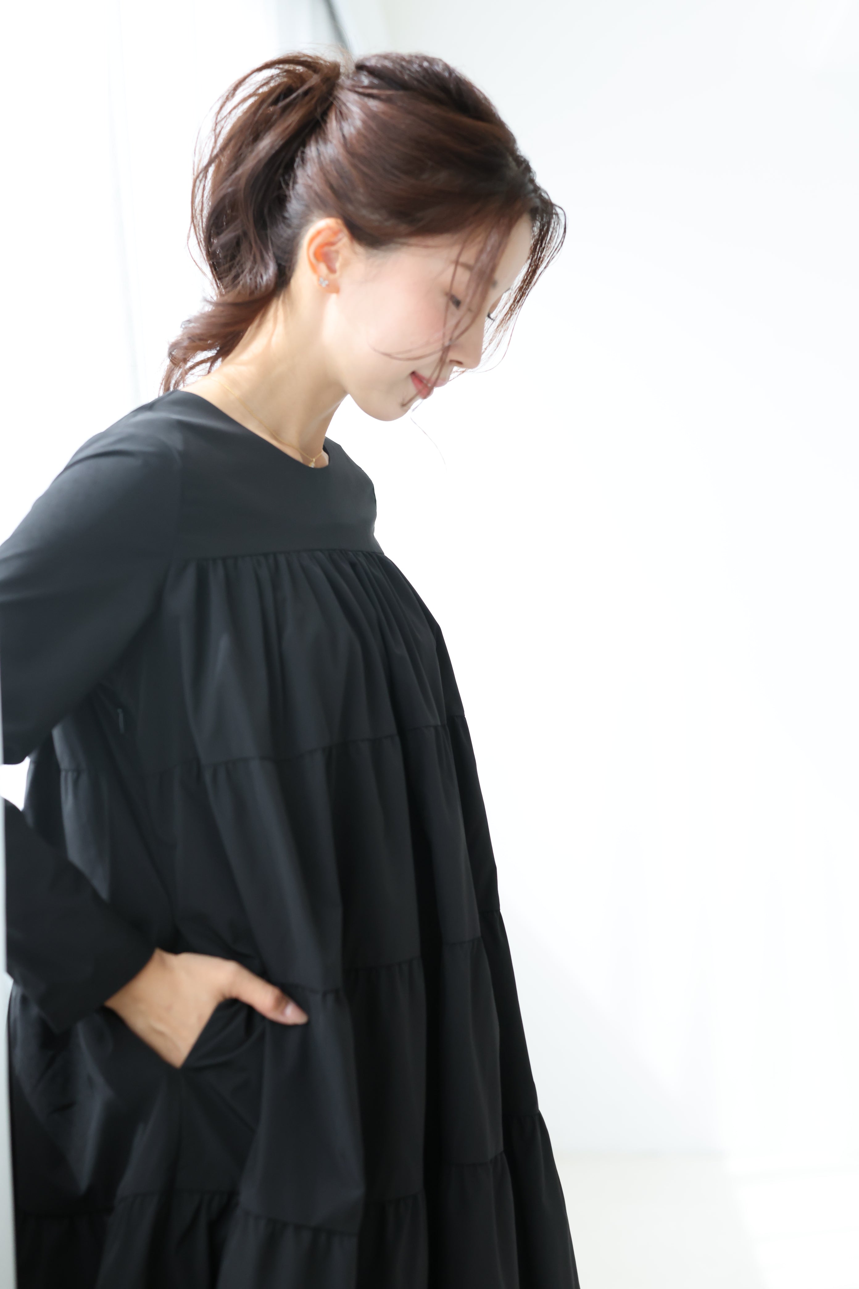 ブロッサムワンピース(ブラック)