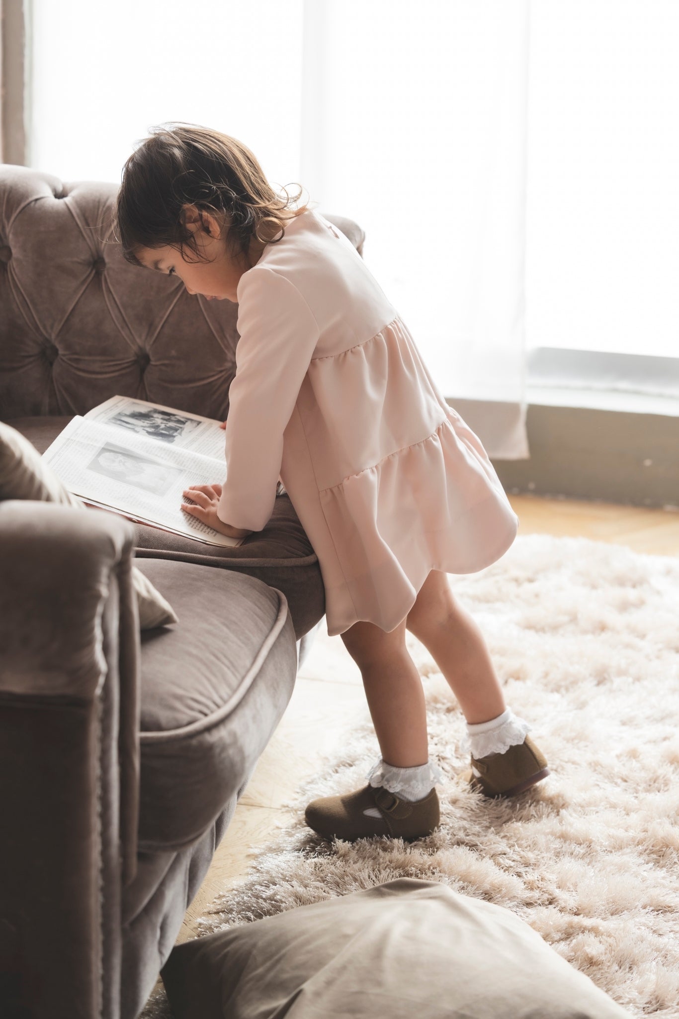 美人トップス for kids(マシュマロピンク)