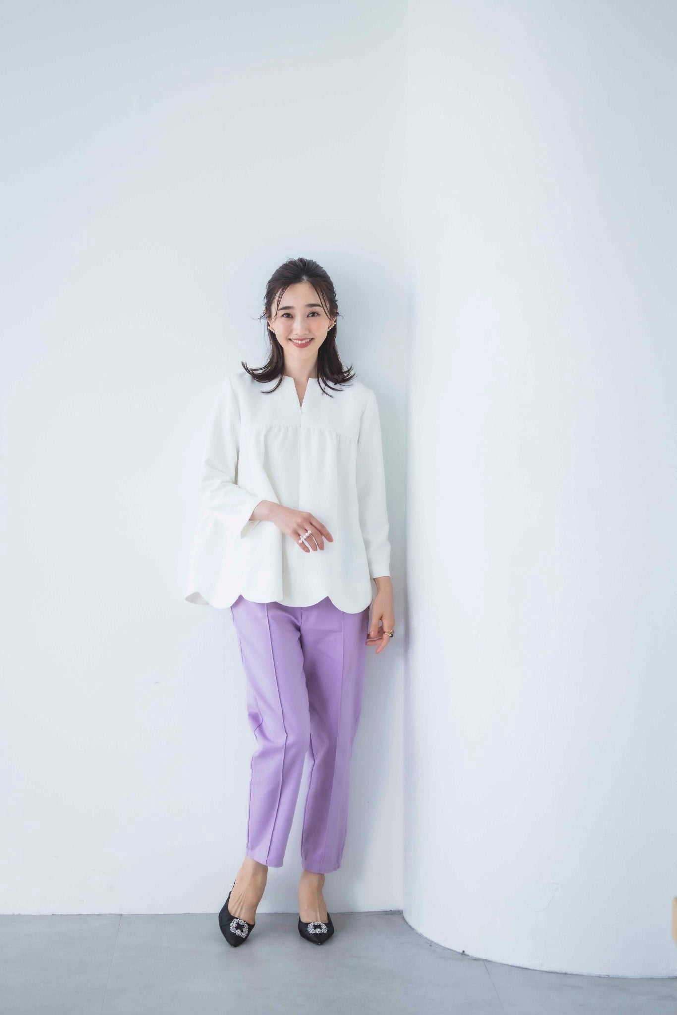 美人トップス(ホワイト)