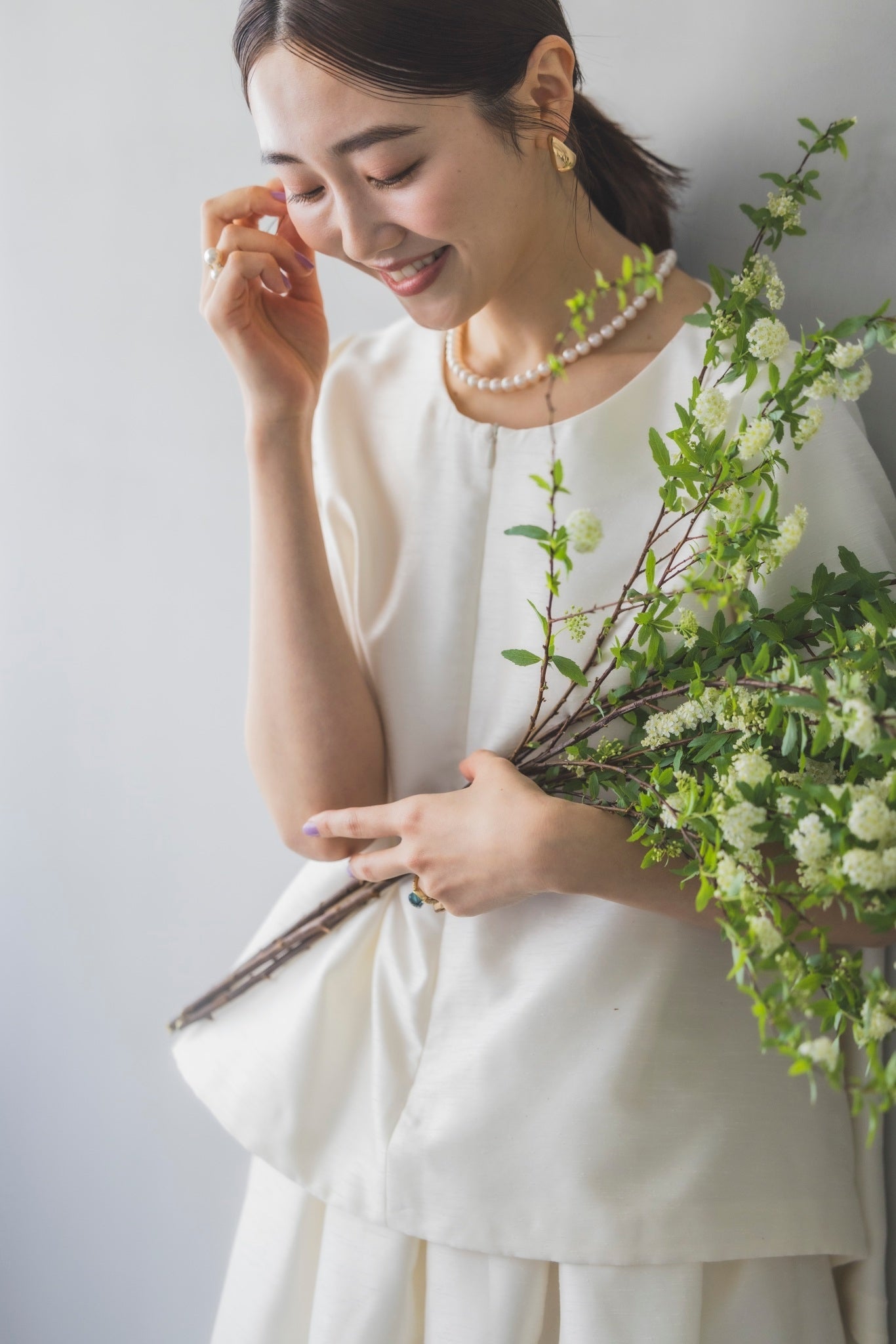 una セットアップ(ホワイト)