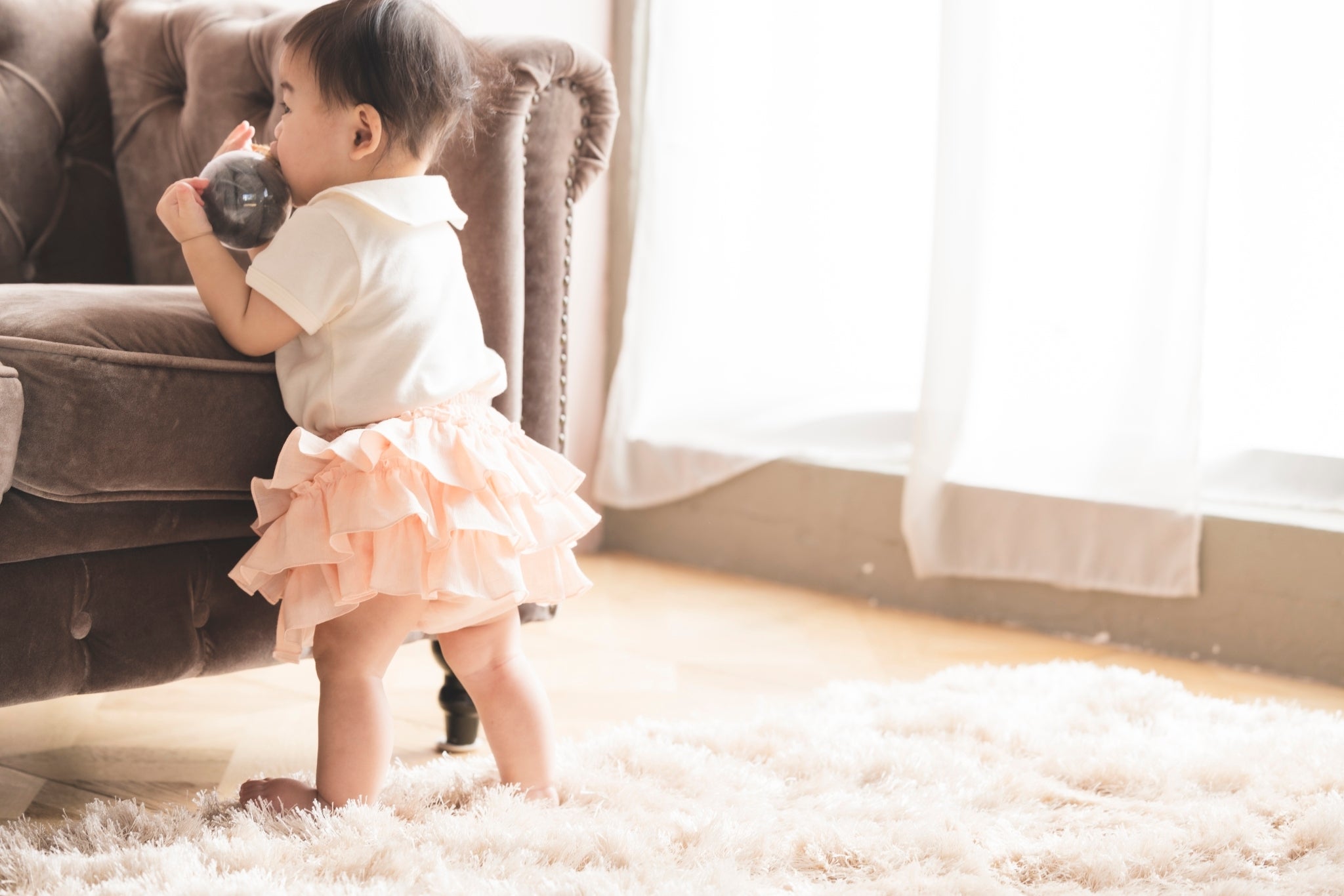 POPPO(リネンシャーベットカラー フリル)