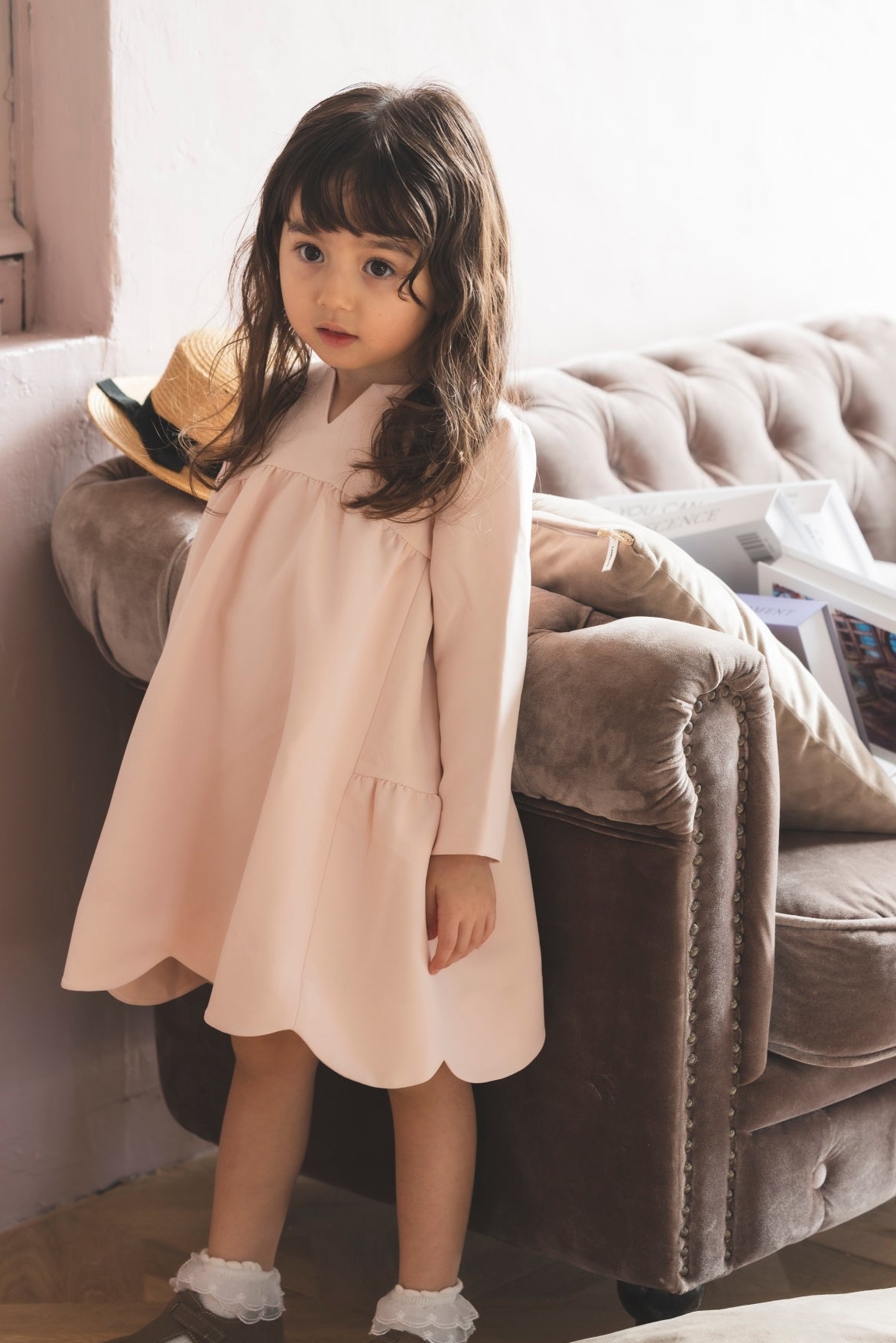 美人トップス for kids(マシュマロピンク)