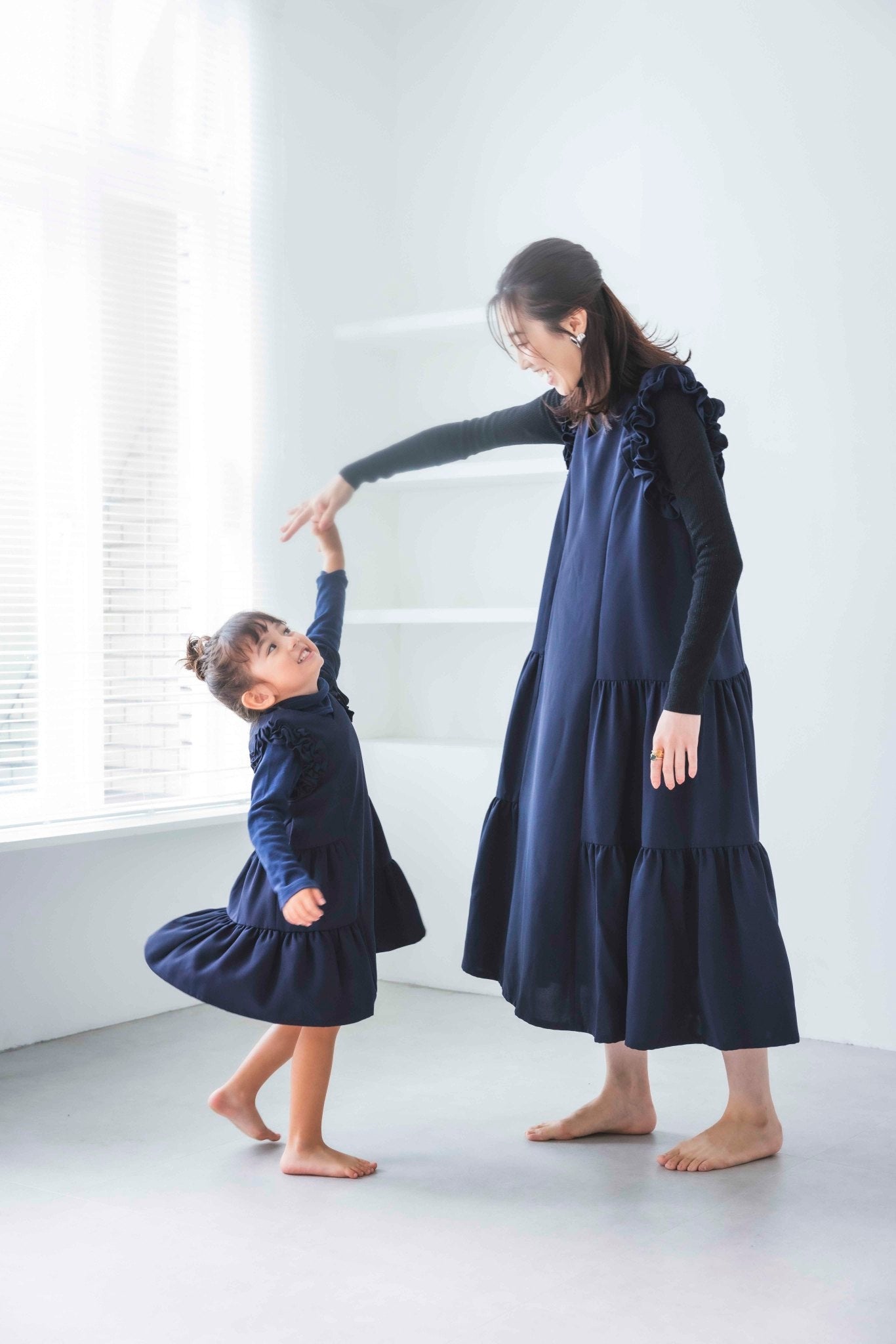 par-lang ドレス(ネイビー)