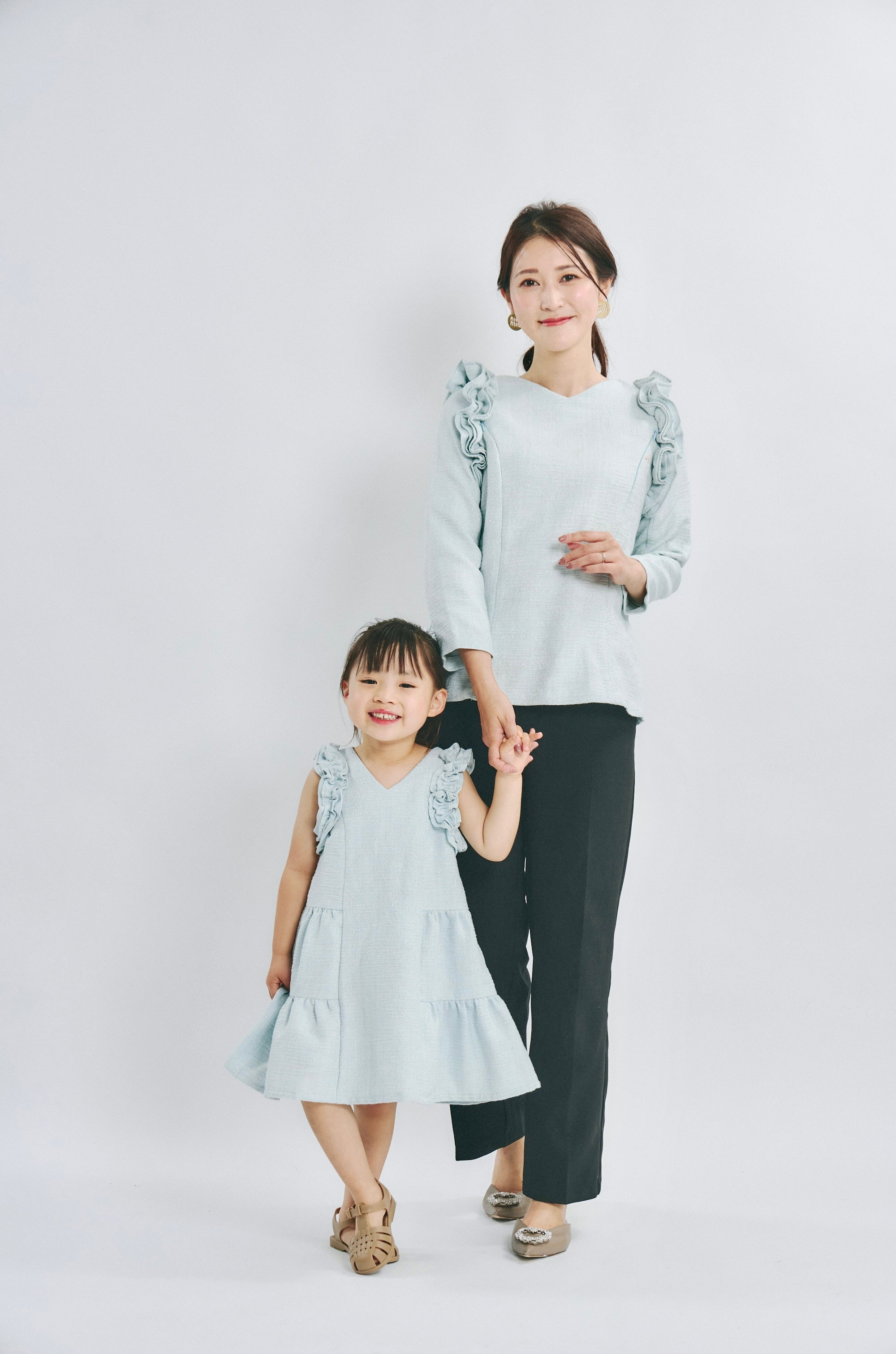 par-lang ドレス for kids(ツイード)