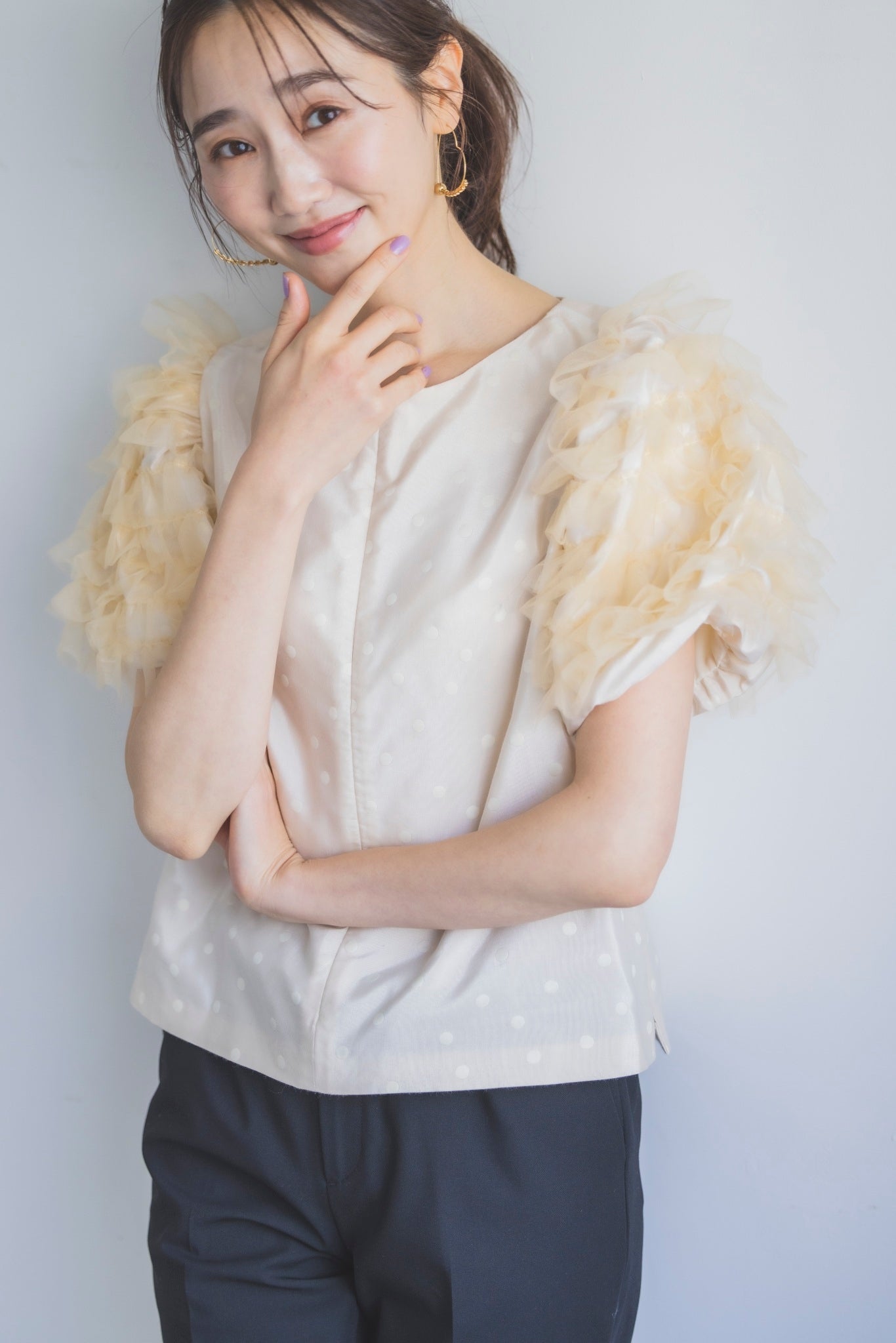 misoトップス(ホワイト)