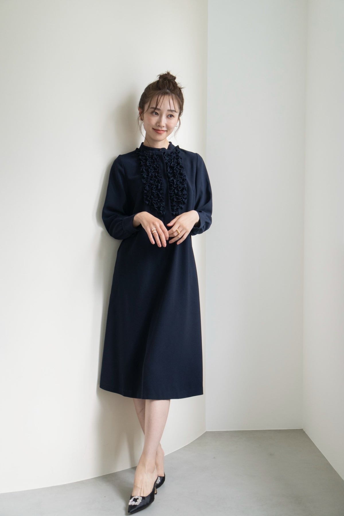 【受注販売】華やぎフリルドレス