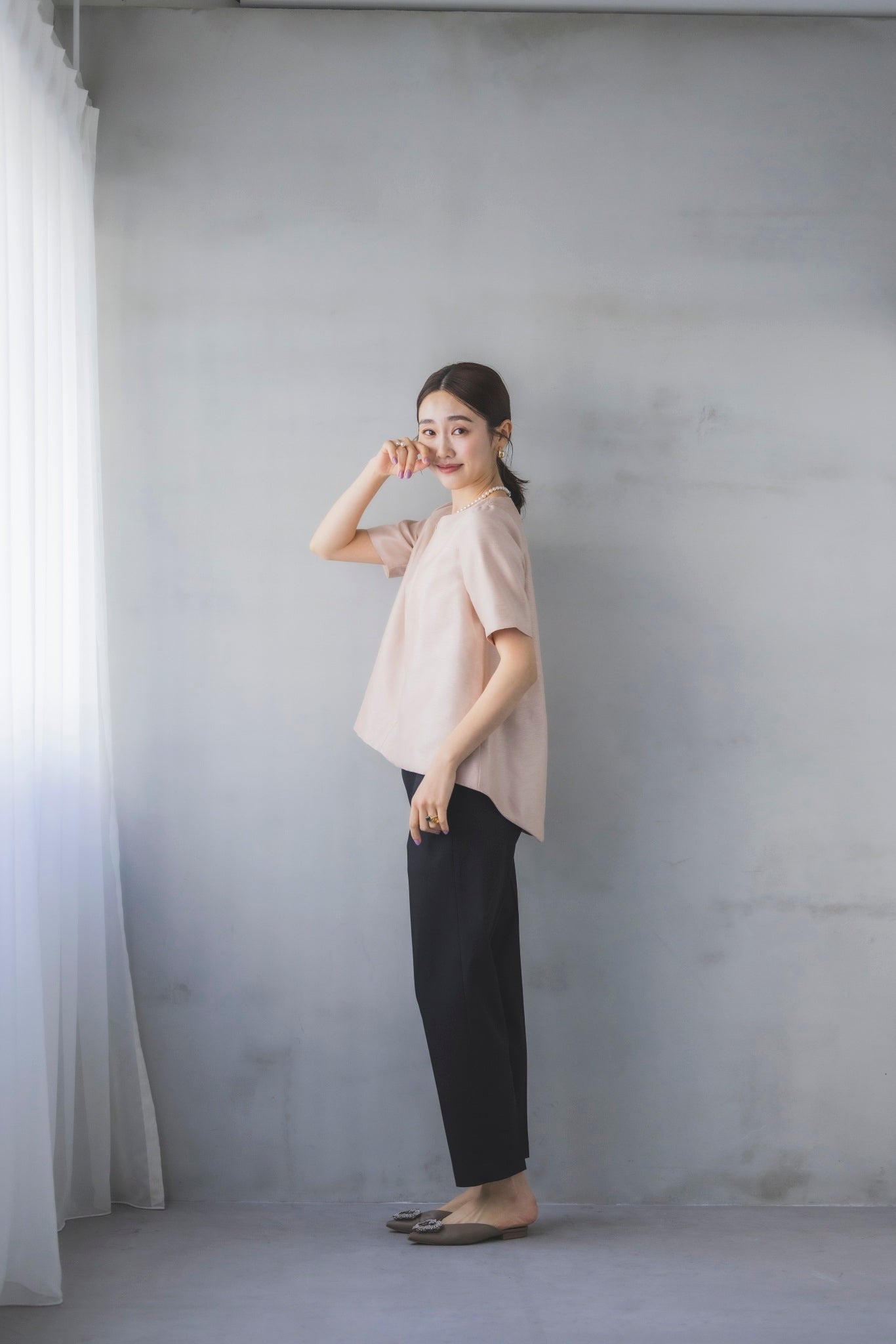 una セットアップ(ピンク)