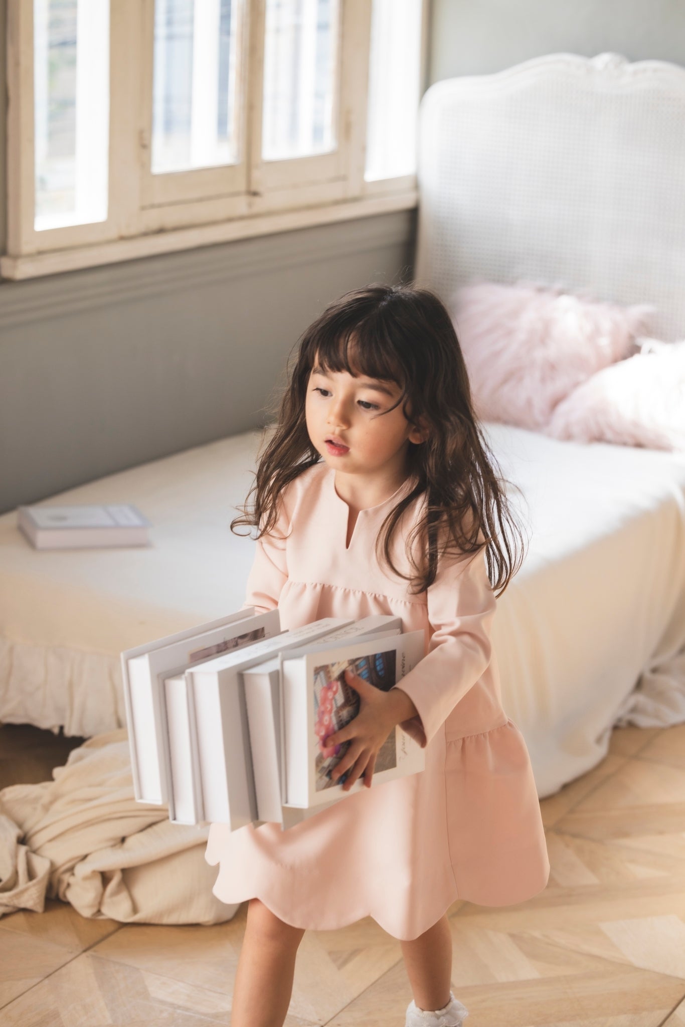 美人トップス for kids(マシュマロピンク)