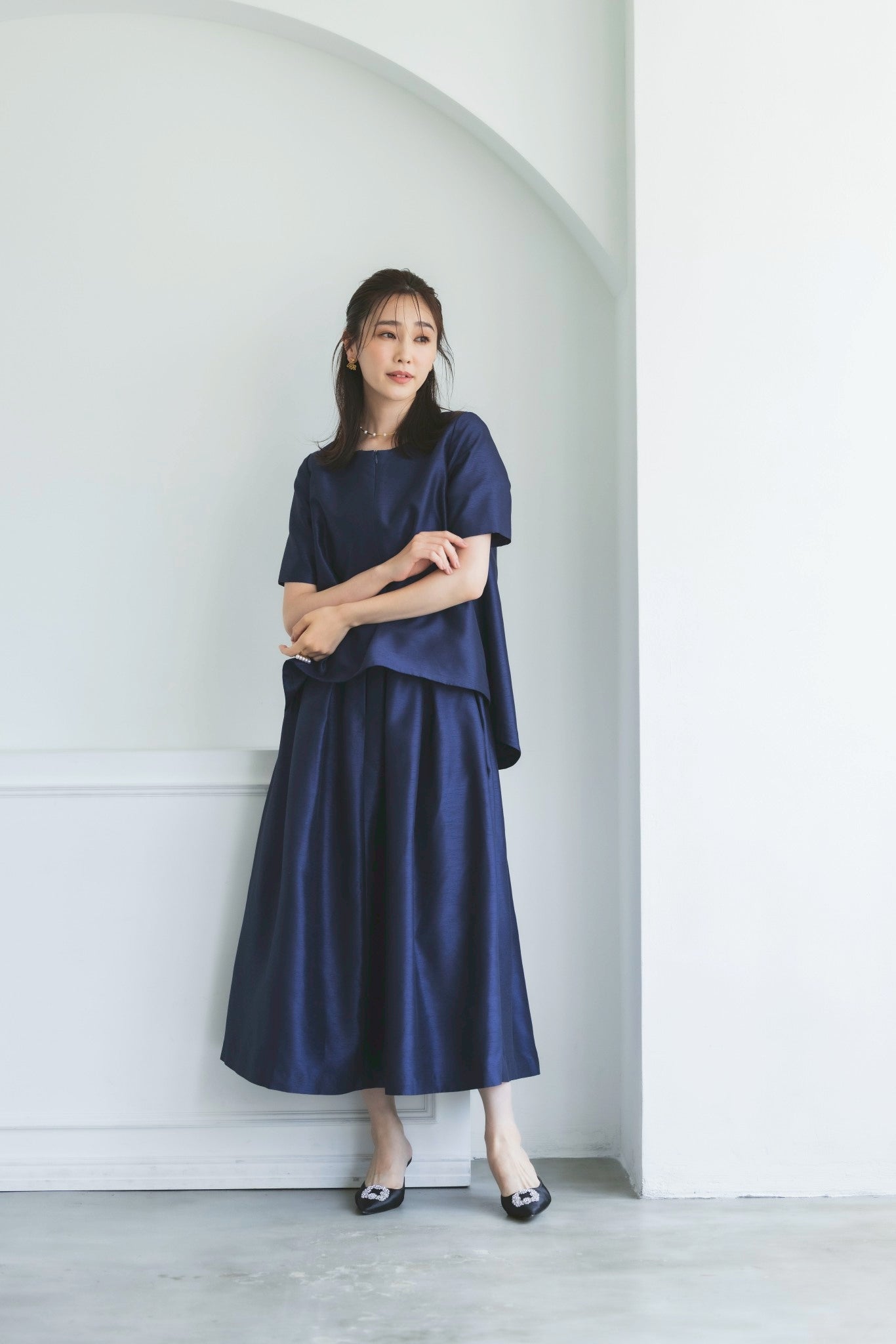 una セットアップ (ネイビー)