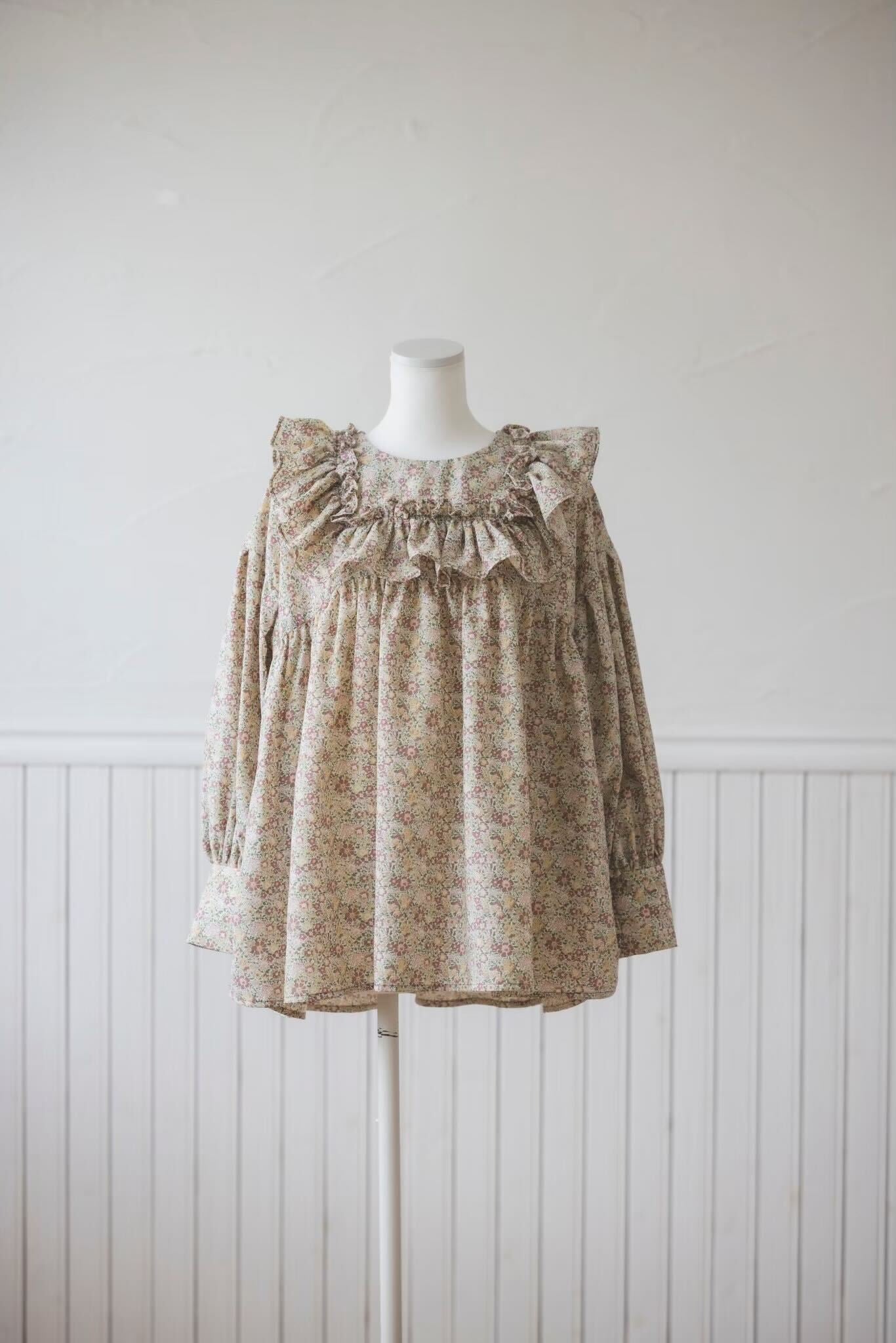 hyang リバティブラウス(ピンク)