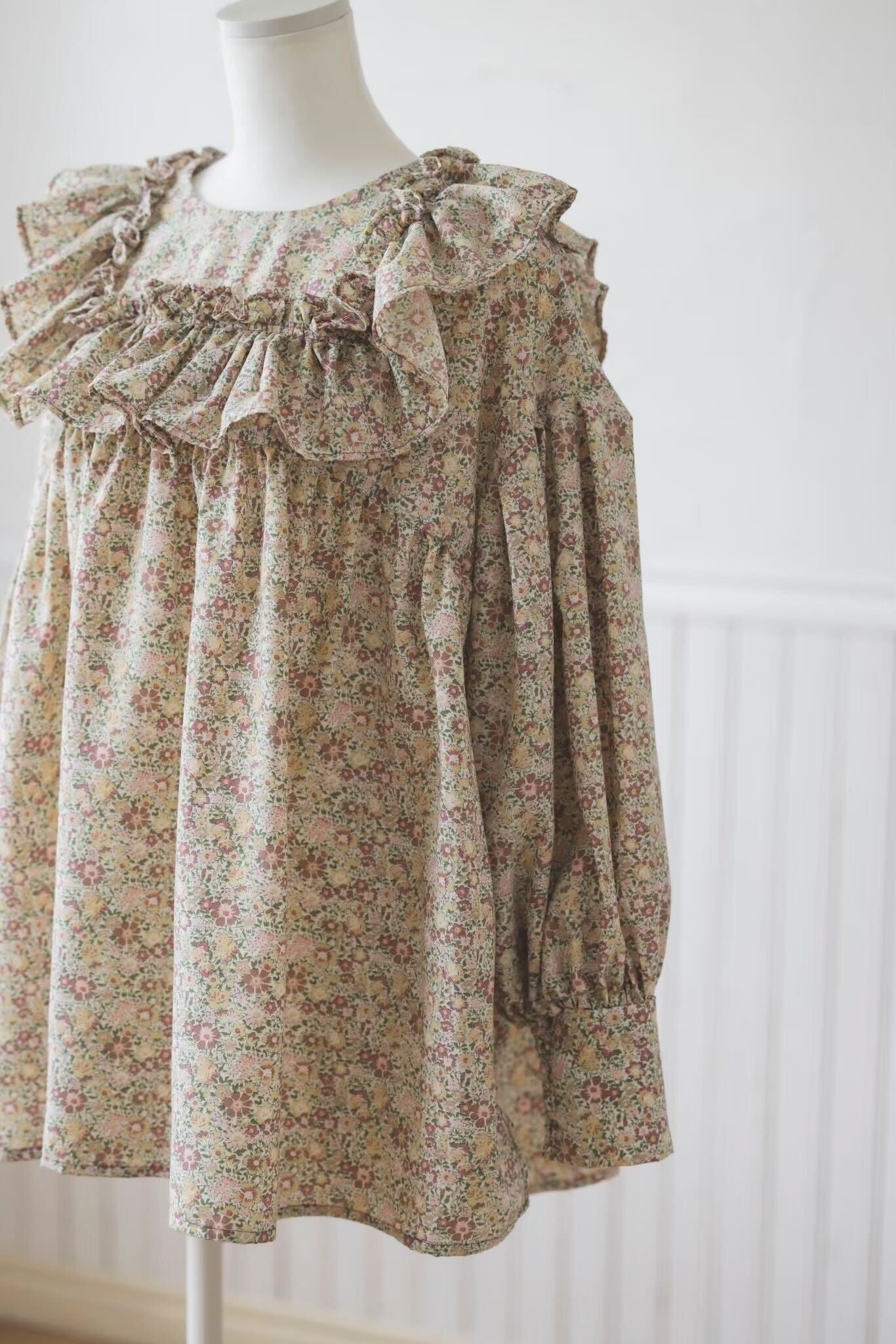 hyang リバティブラウス(ピンク)