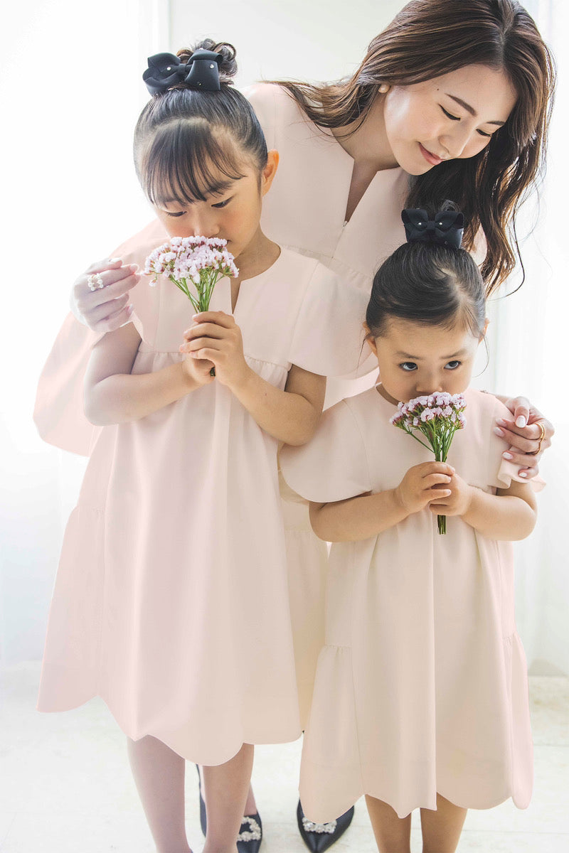 美人トップス ペタルスリーブ(マシュマロピンク)