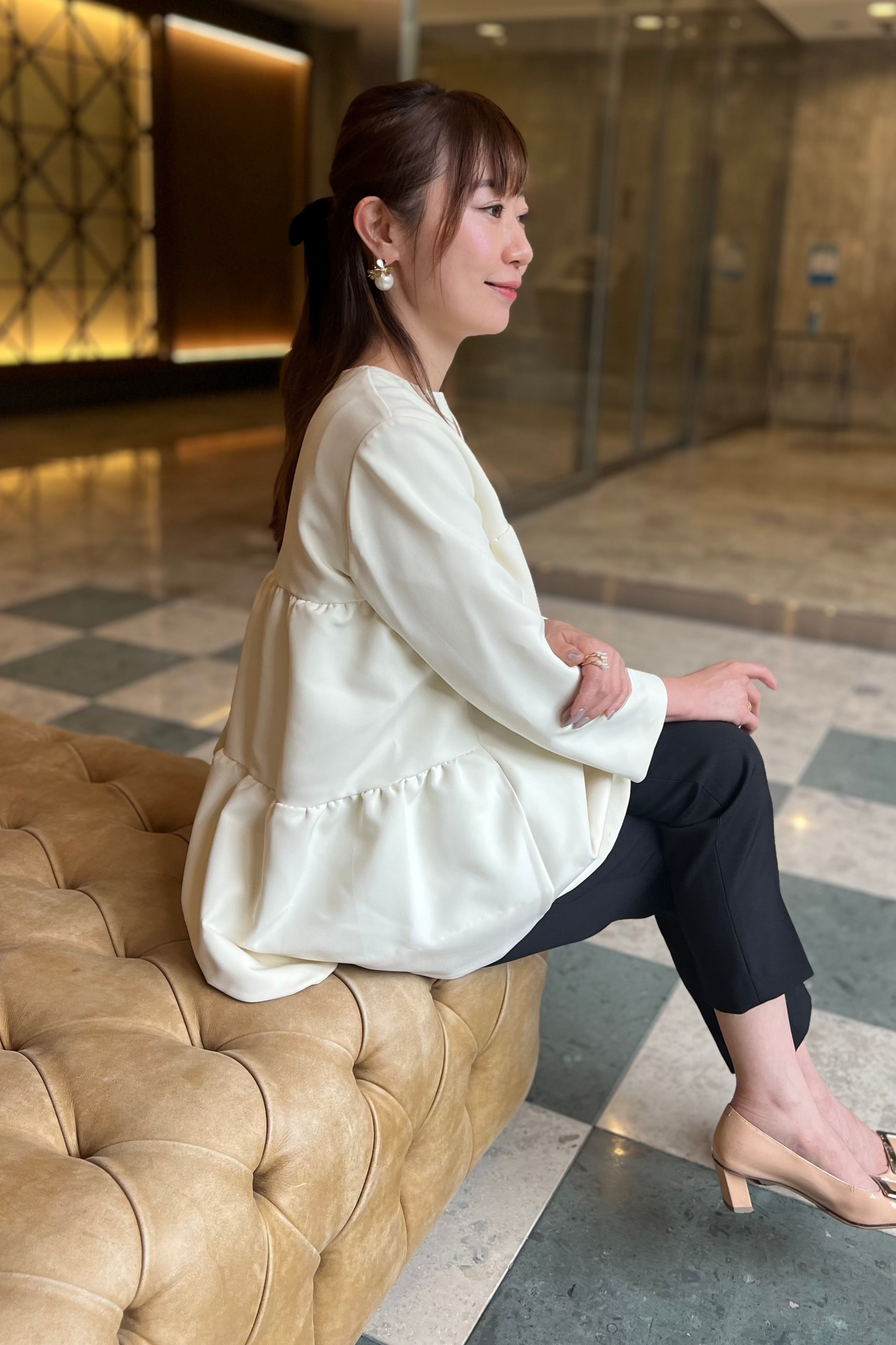 美人トップス(マシュマロイエロー)