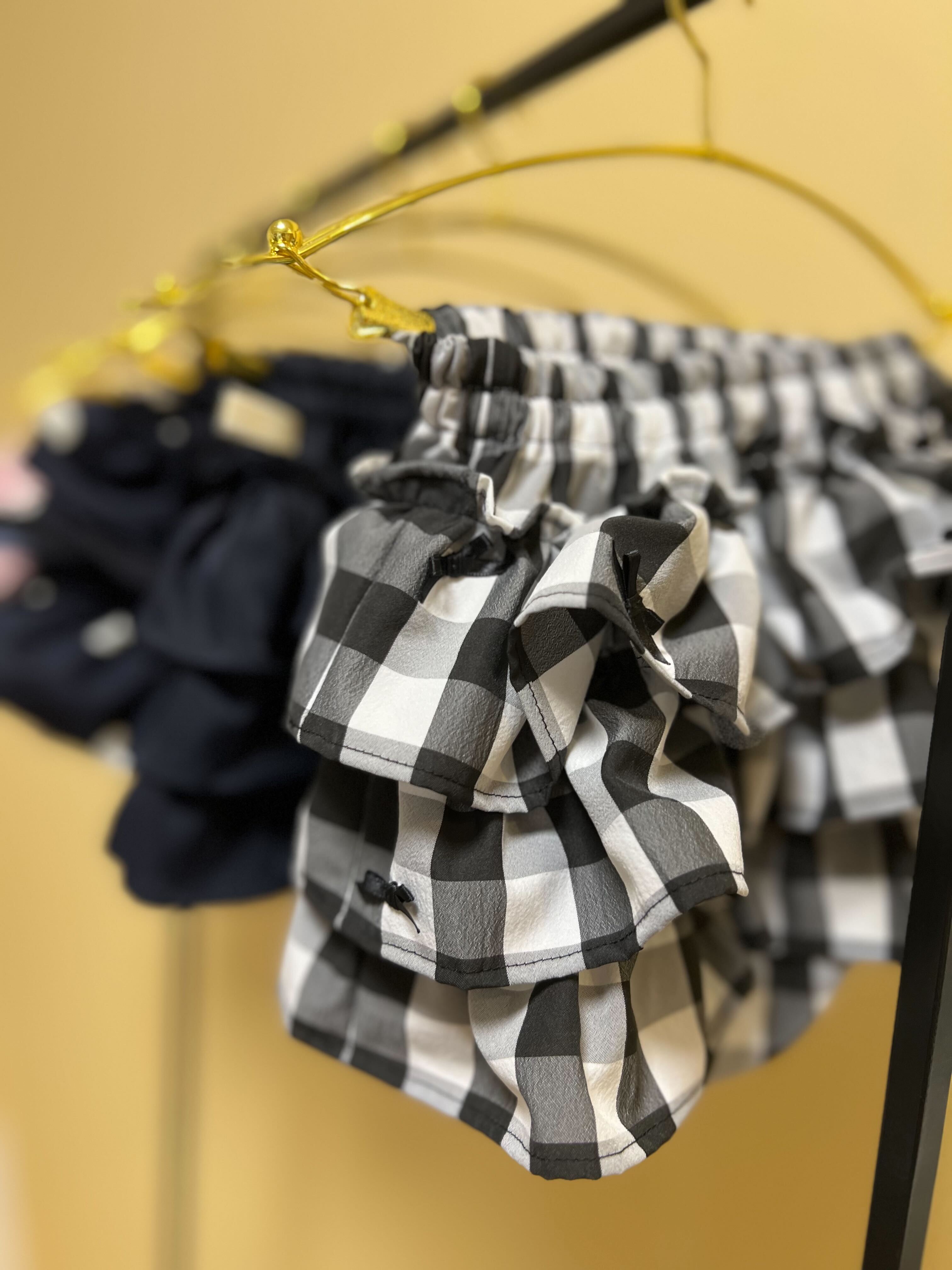 POPPO(ギンガムチェックフリル)リボンなし